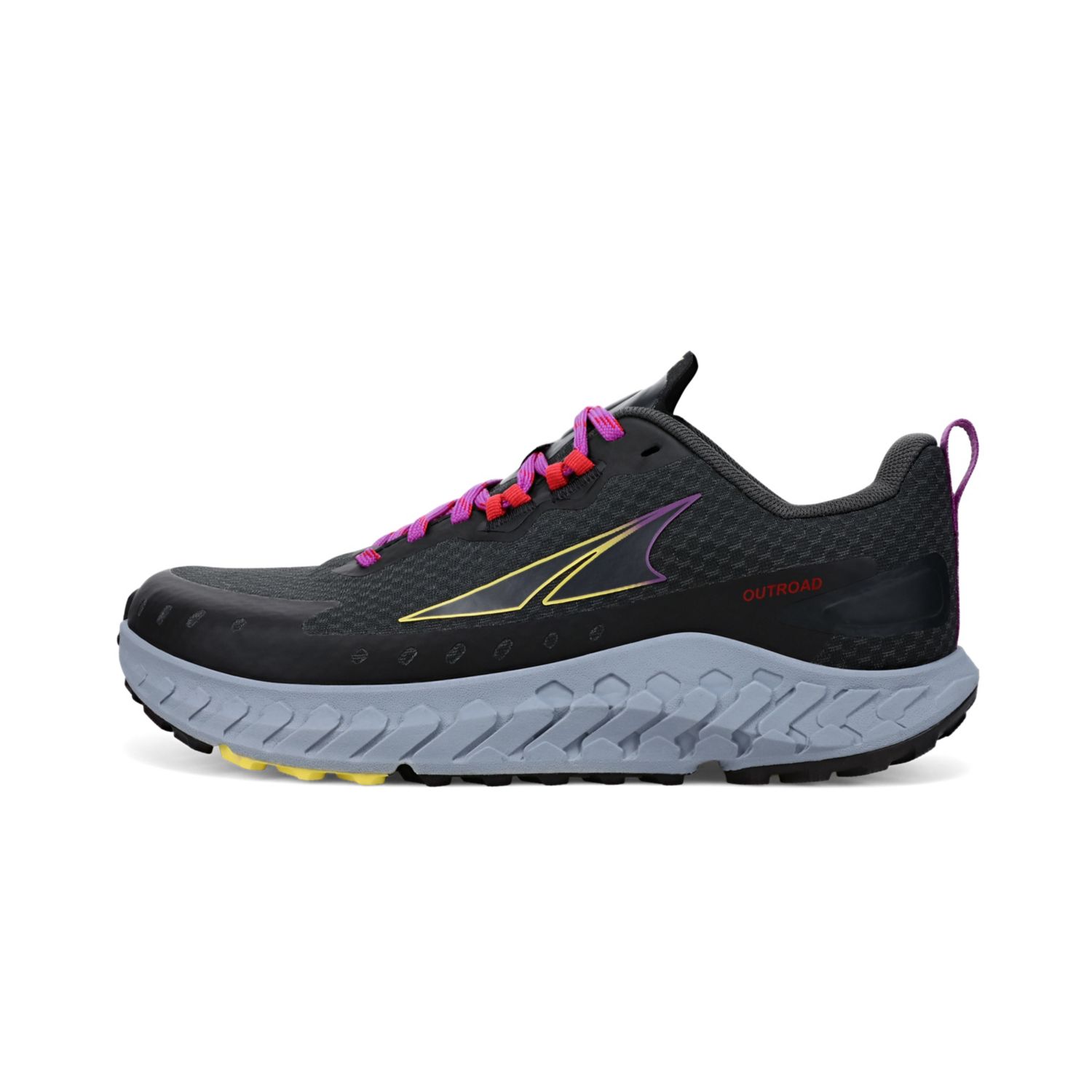 Chaussures Running Route Altra Outroad Femme Grise Foncé Bleu | France-69037589