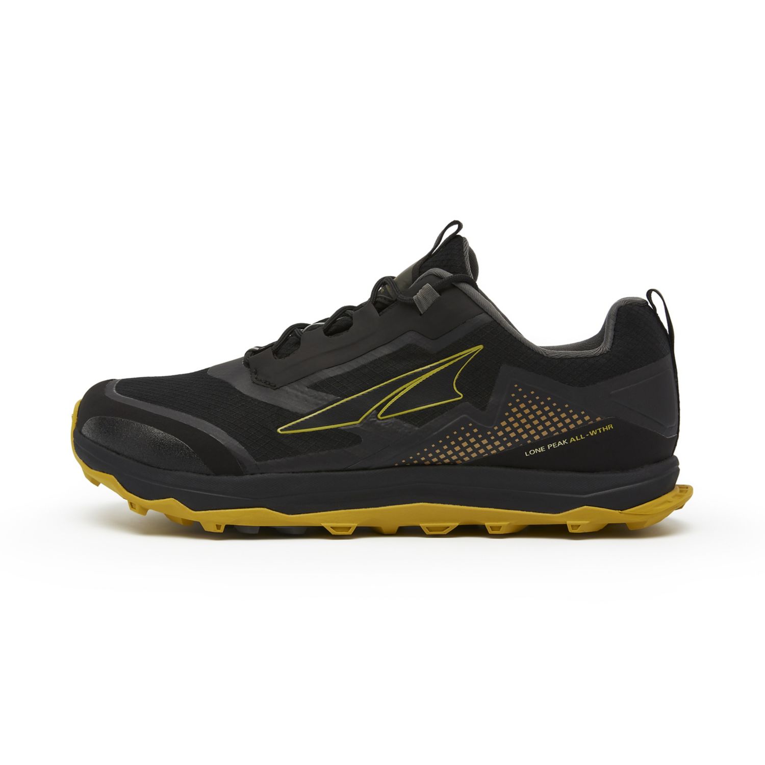 Chaussures Trail Running Altra Lone Peak All-wthr Low Homme Noir Jaune | France-36147589