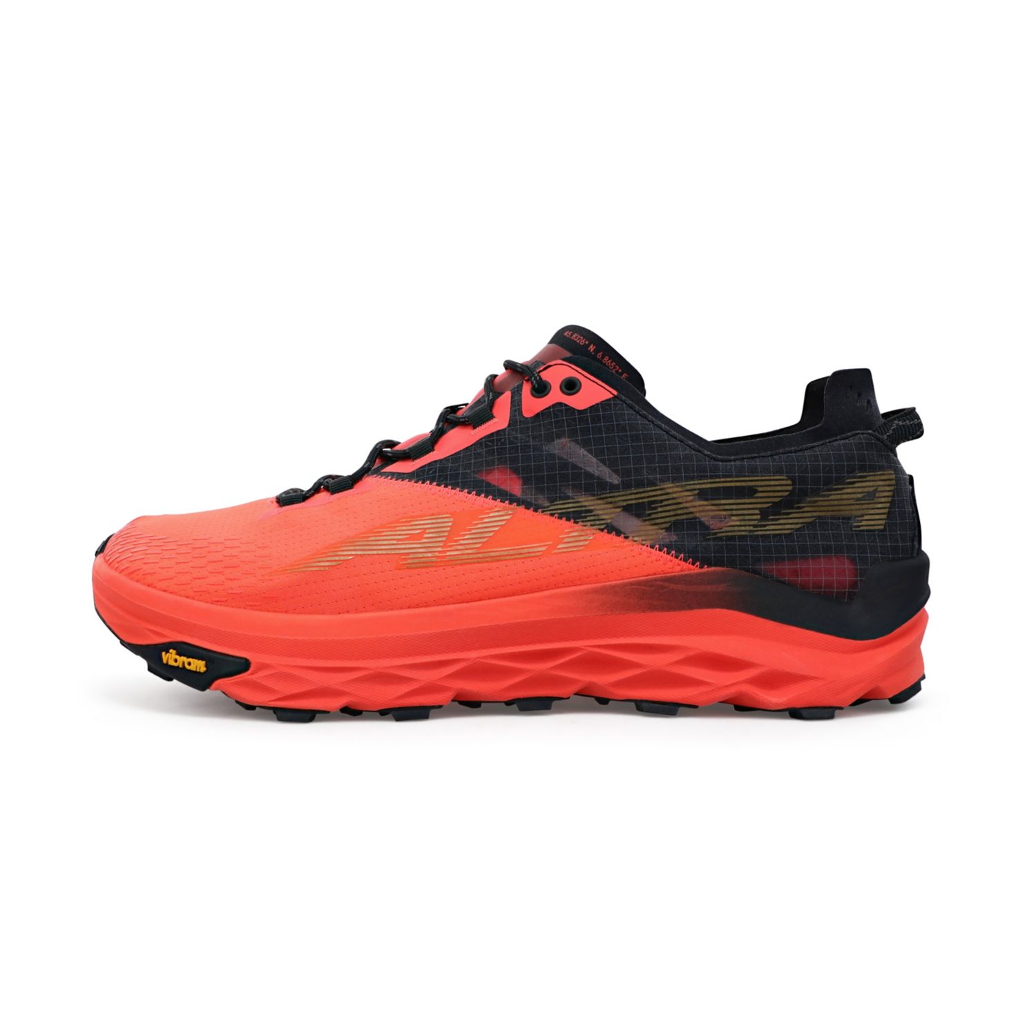 Chaussures Trail Running Altra Mont Blanc Homme Corail Noir | France-36195849