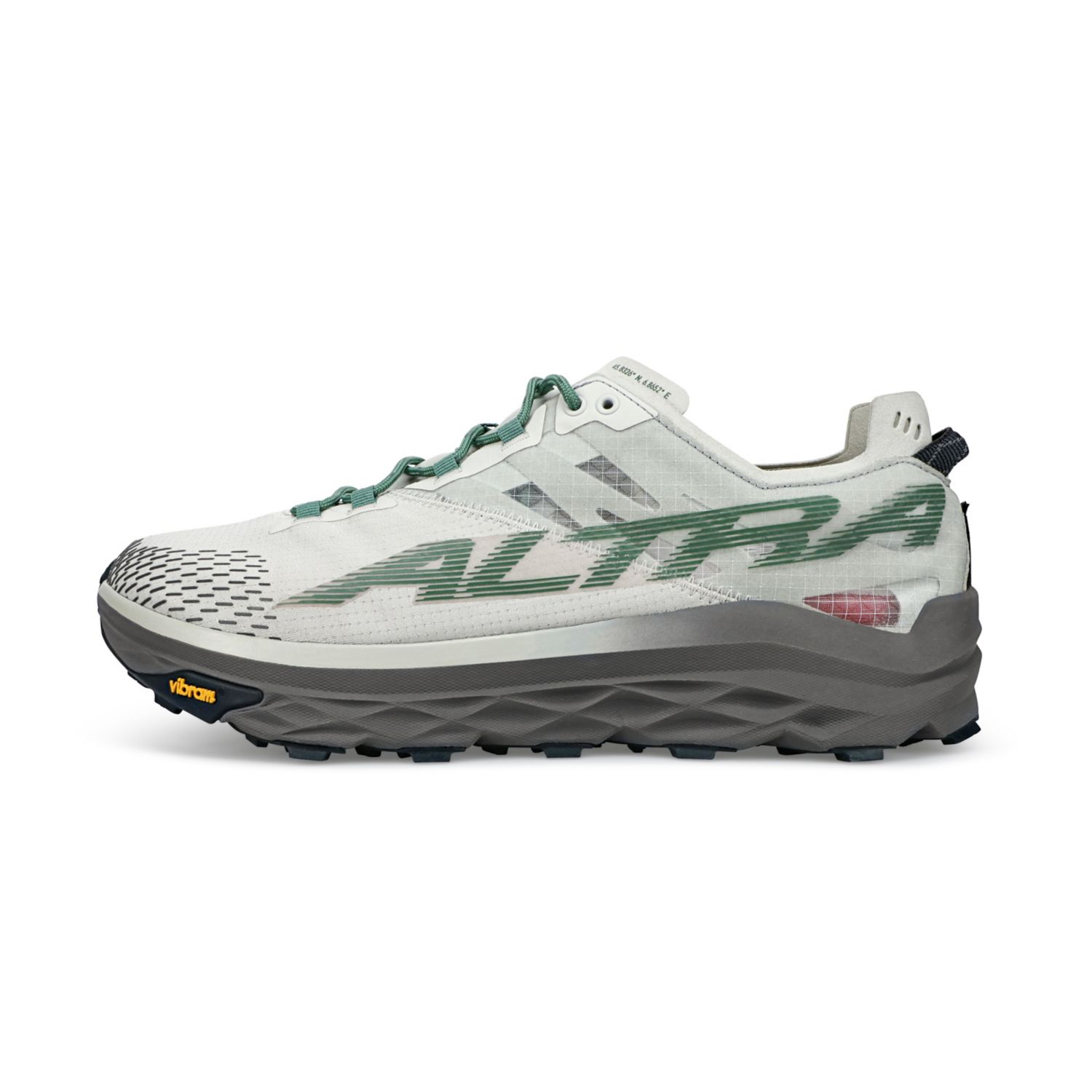 Chaussures Trail Running Altra Mont Blanc Homme Grise Vert | France-47985369