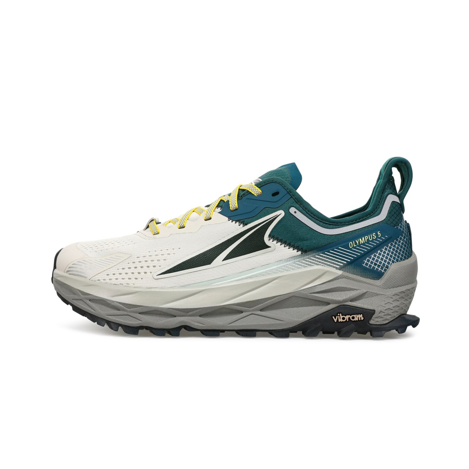 Chaussures Trail Running Altra Olympus 5 Homme Grise Turquoise | France-56179209