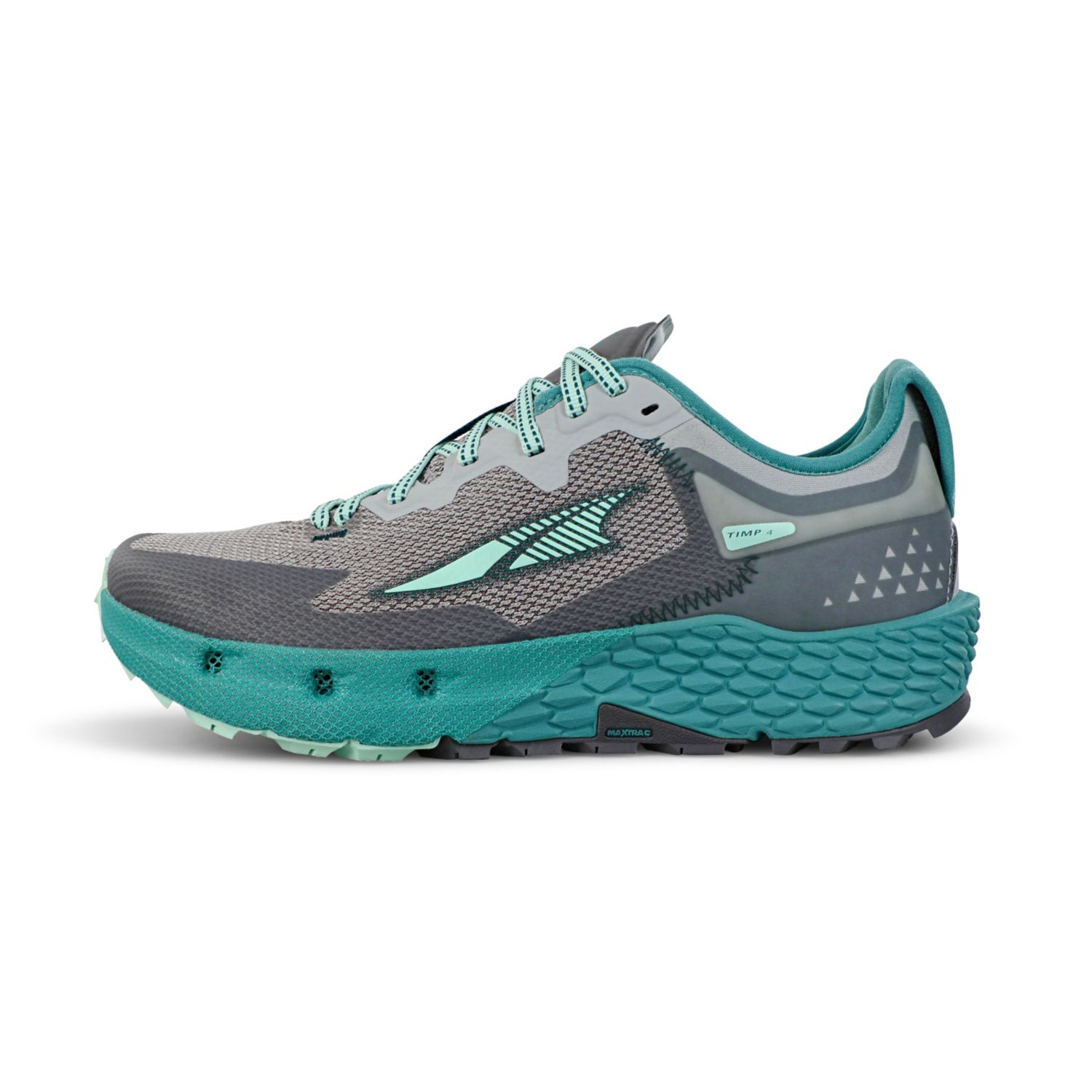 Chaussures Trail Running Altra Timp 4 Femme Grise Turquoise | France-41395789