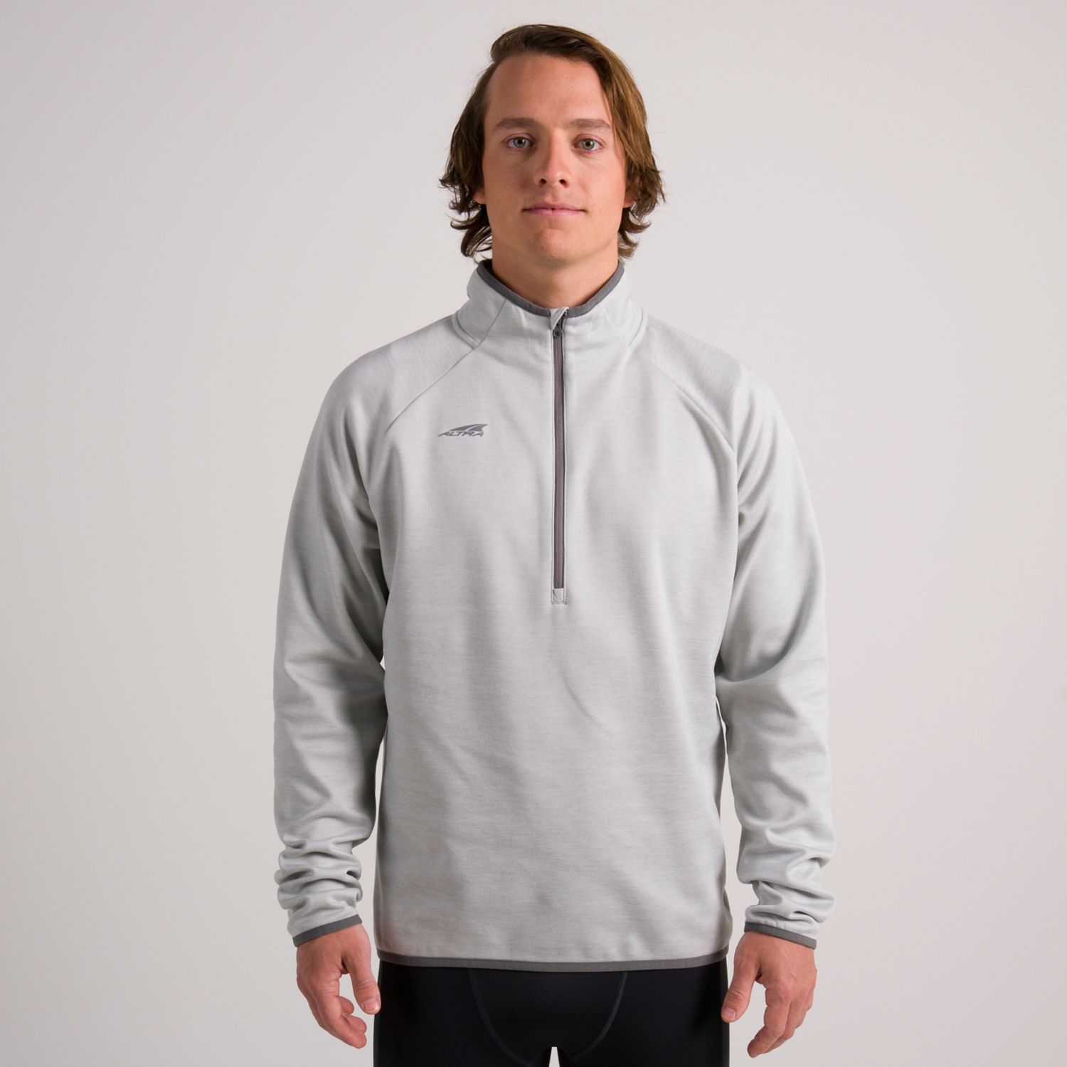 Pullover Altra Core 1/2 Zip Homme Grise | France-04825619