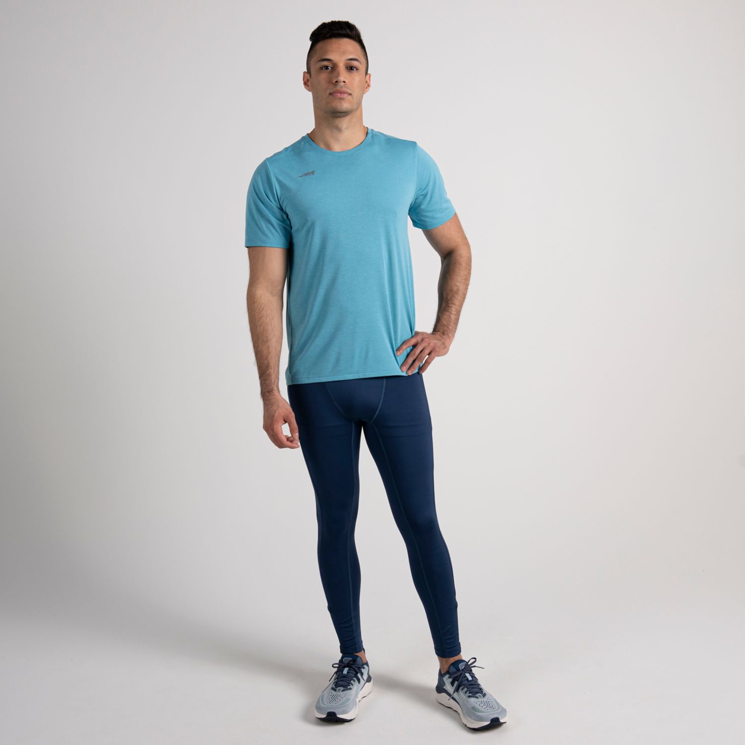 T Shirts Altra Core Homme Bleu | France-72340159