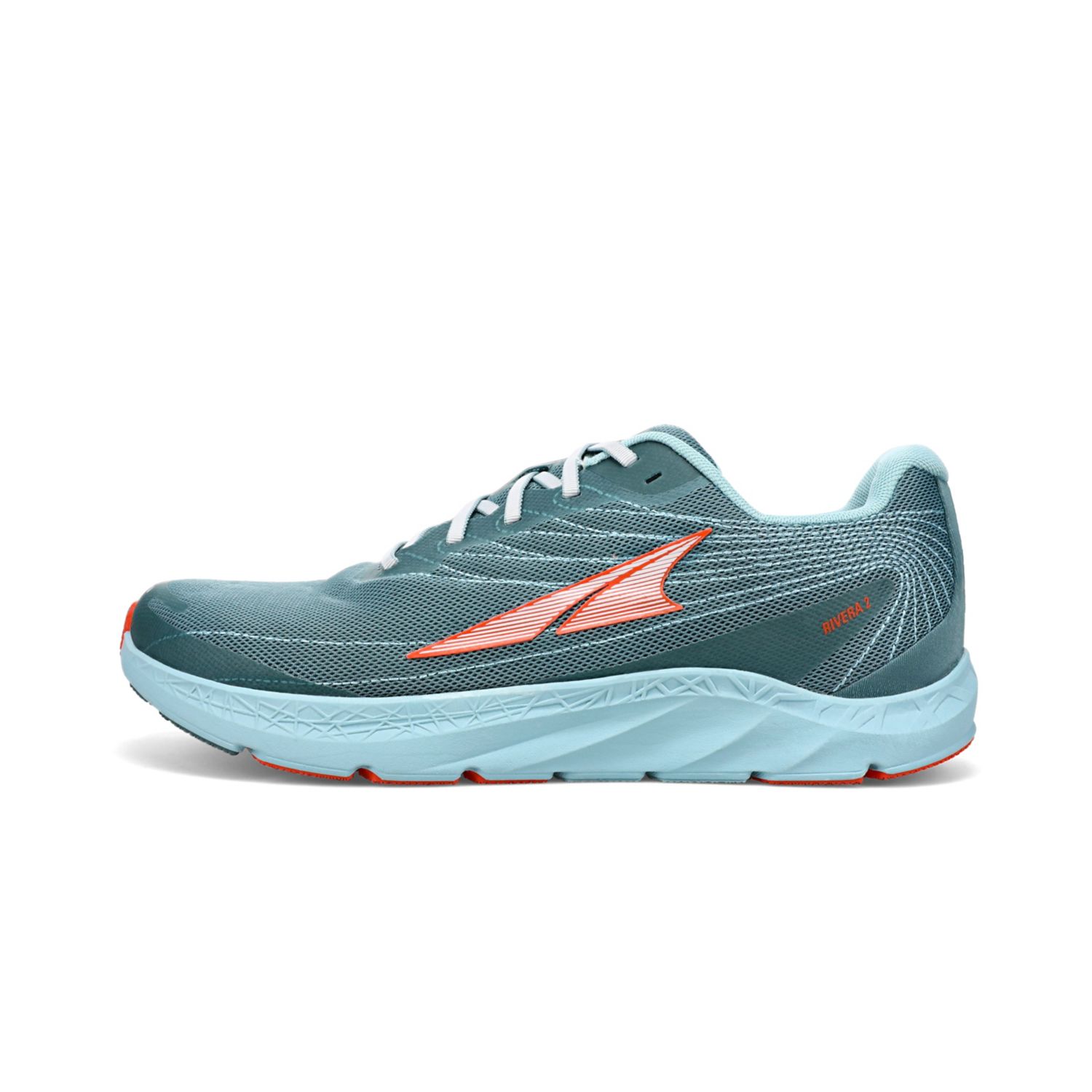 Baskets Altra Rivera 2 Homme Turquoise | France-05463299