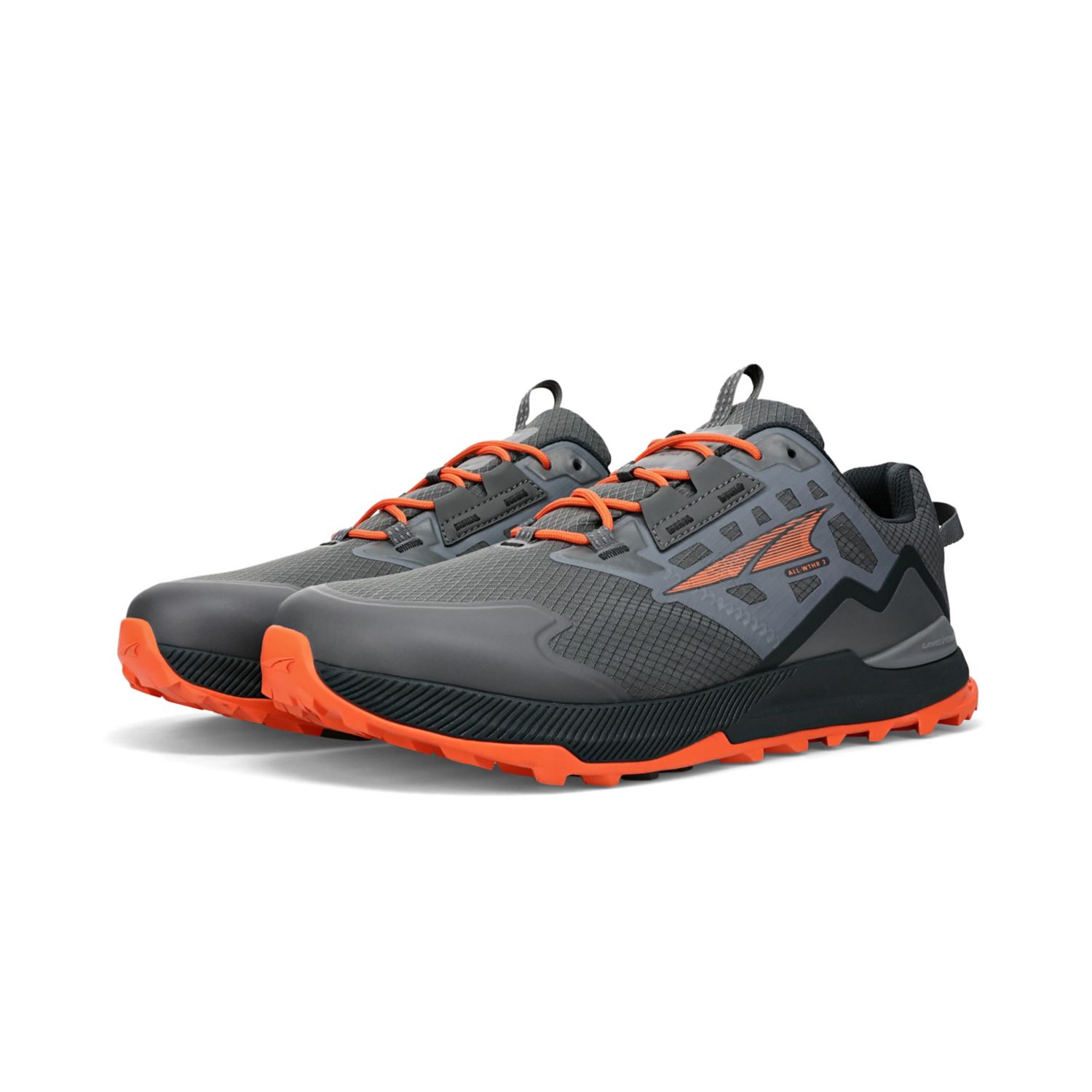 Chaussures Randonnée Altra Lone Peak All-wthr Low 2 Homme Grise Orange | France-06597439