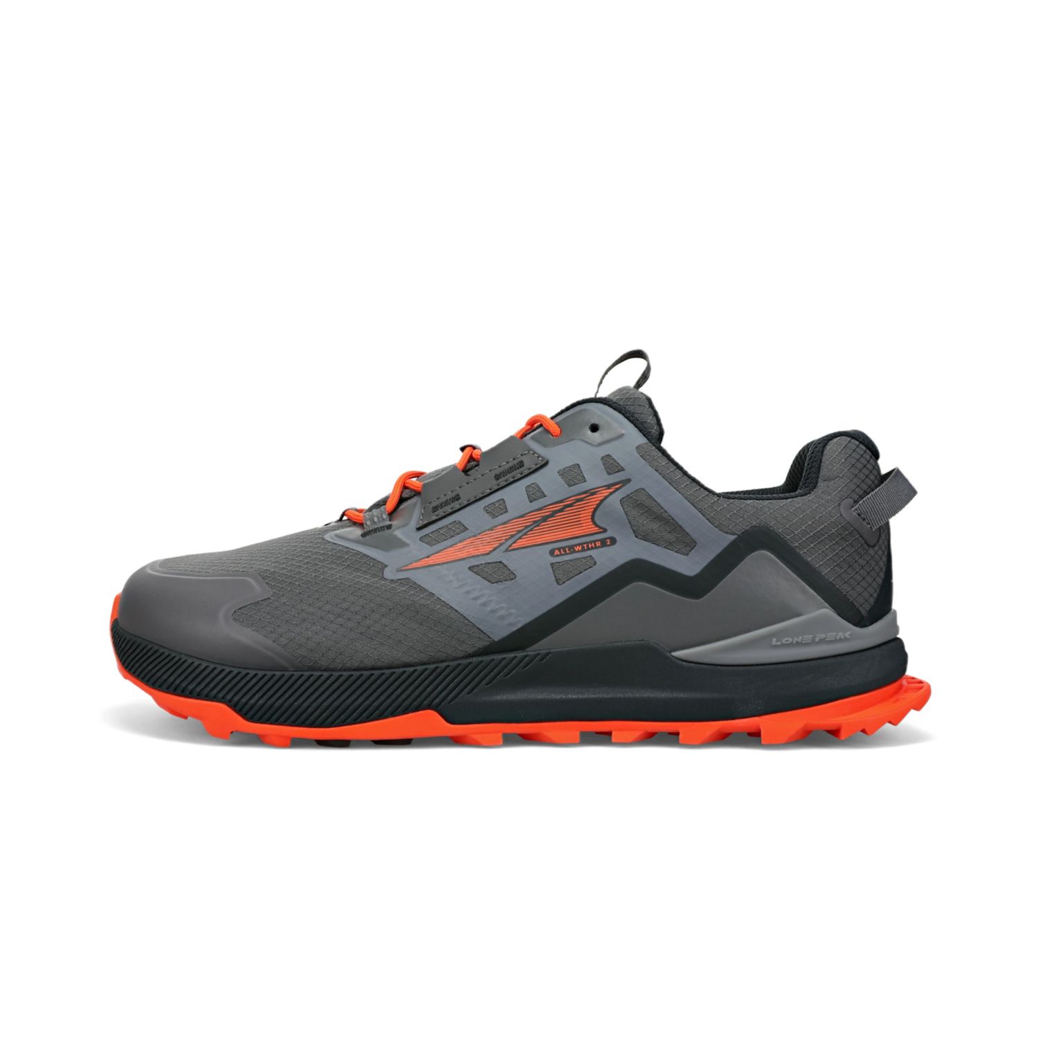 Chaussures Randonnée Altra Lone Peak All-wthr Low 2 Homme Grise Orange | France-06597439