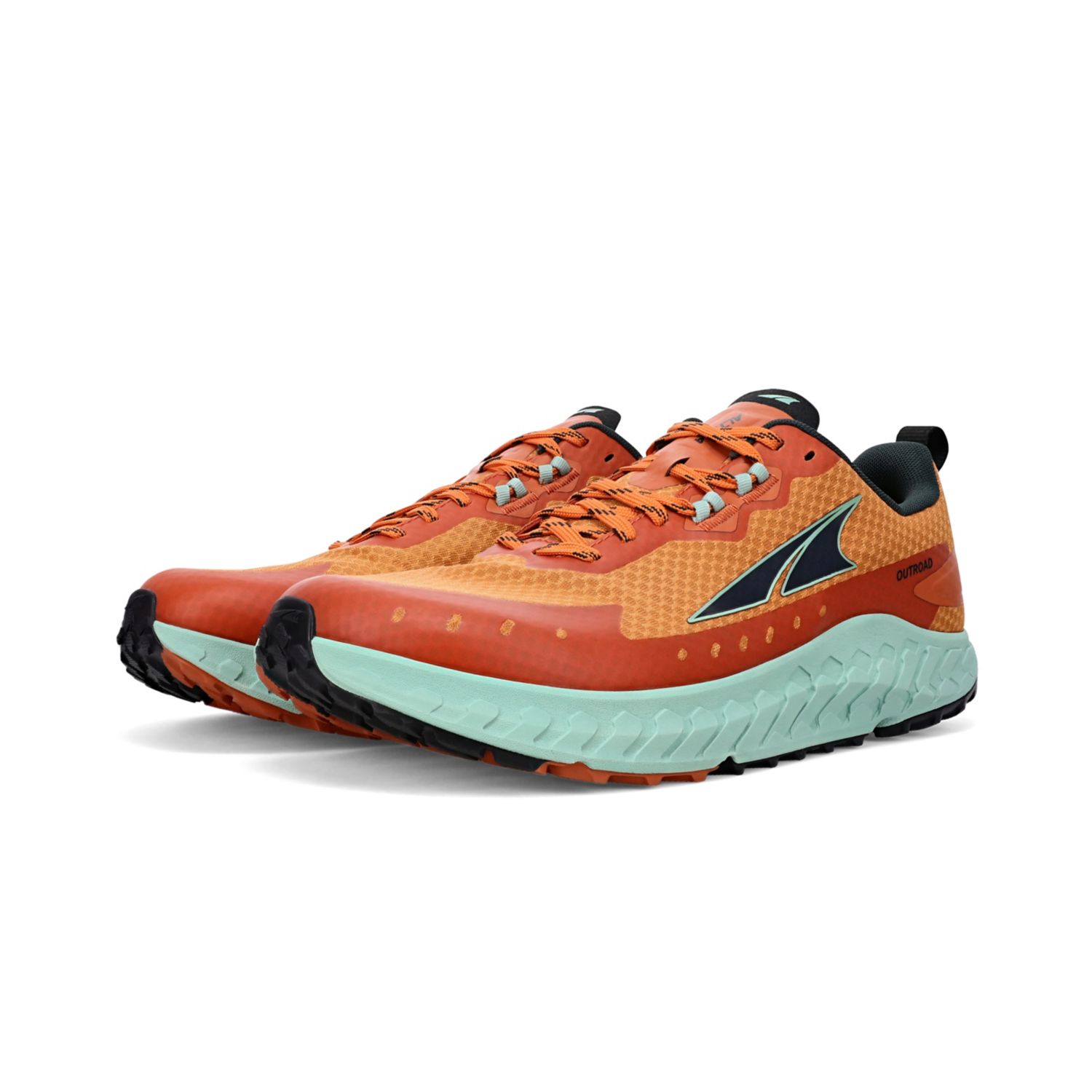 Chaussures Running Route Altra Outroad Homme Vert Orange | France-38160279