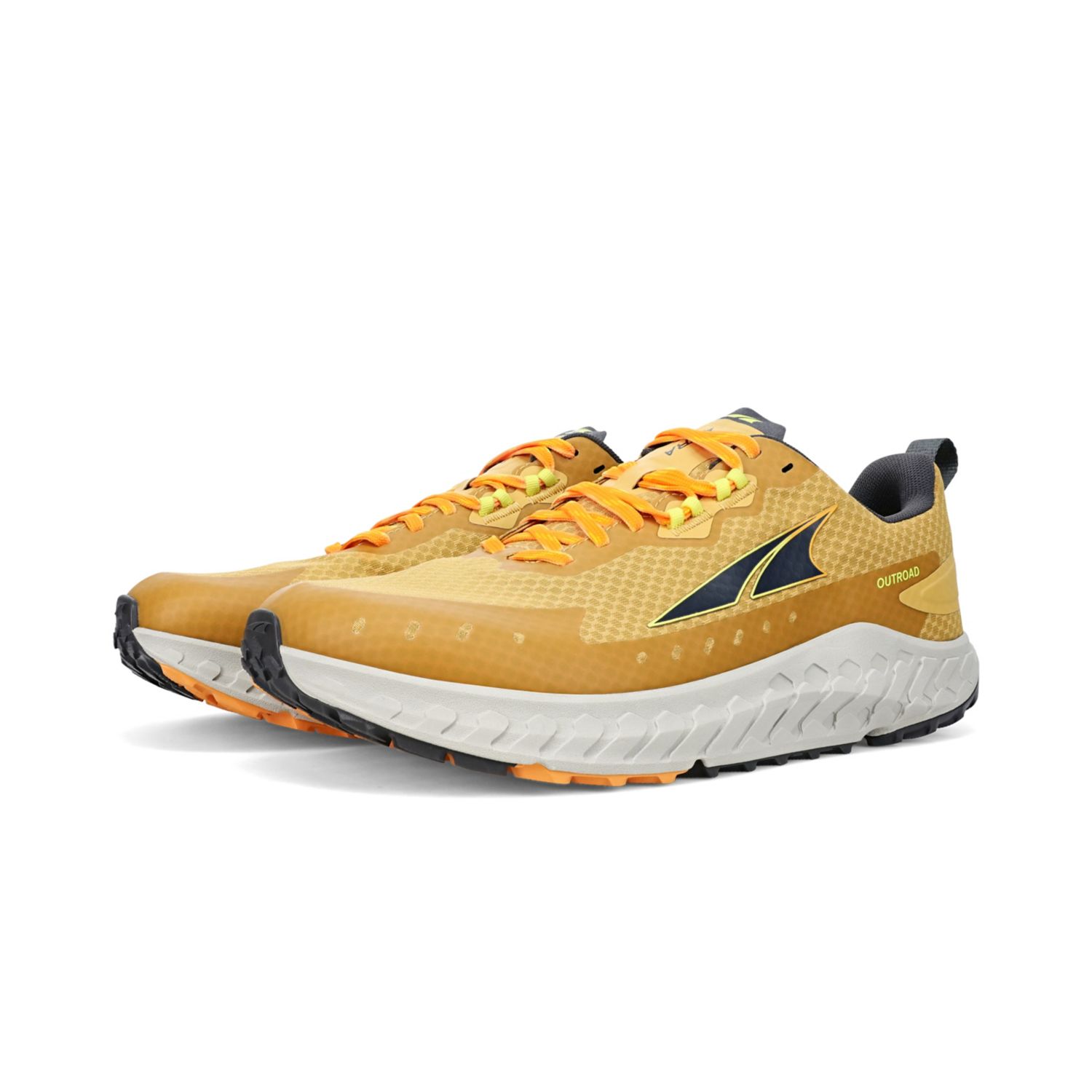 Chaussures Running Route Altra Outroad Homme Grise Jaune | France-39567819