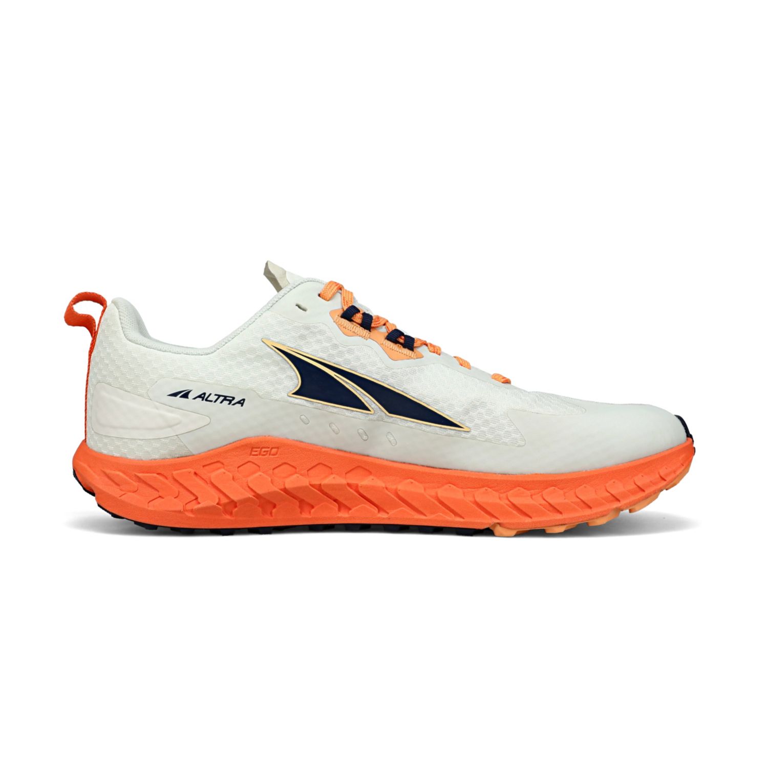 Chaussures Running Route Altra Outroad Homme Blanche Orange | France-70692159