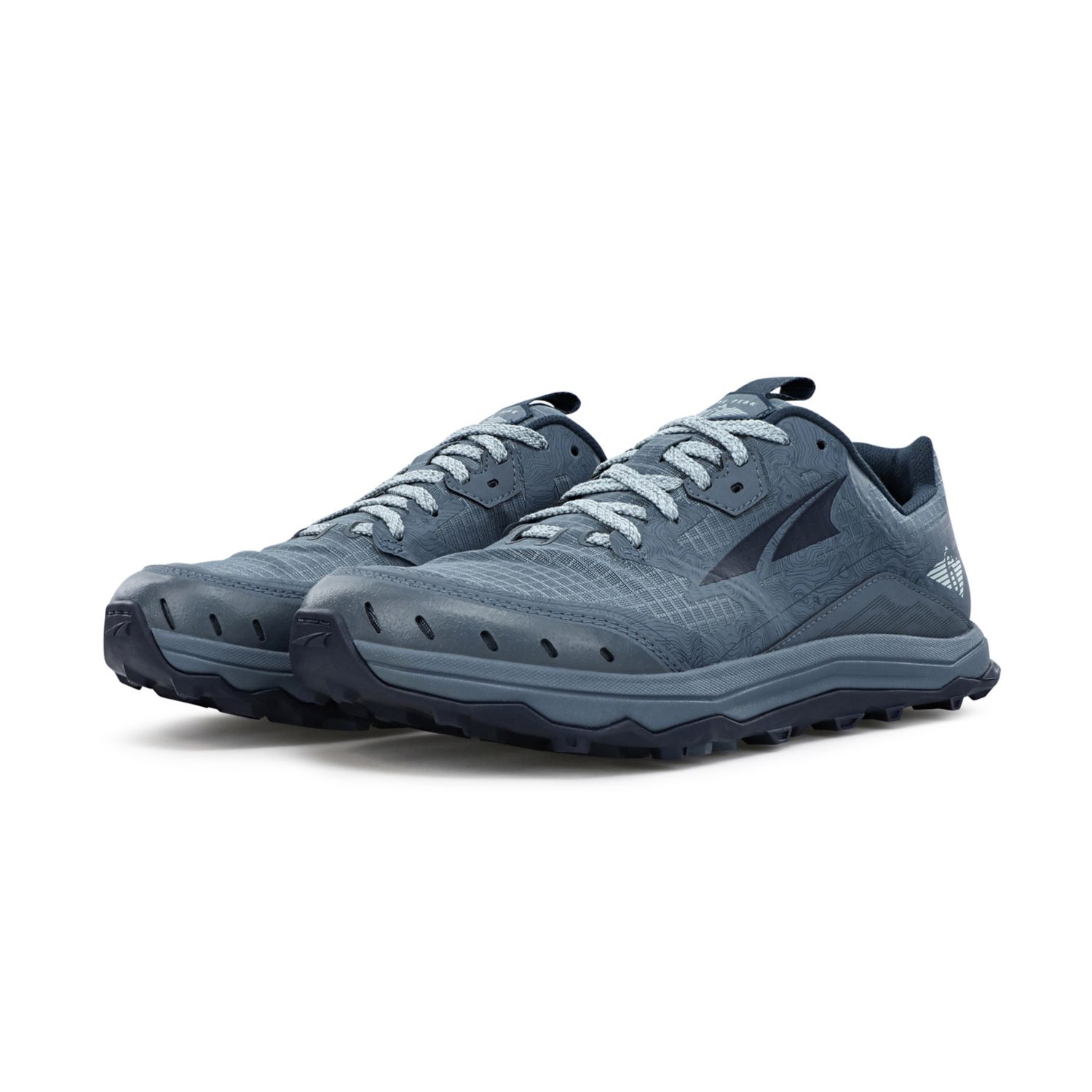 Chaussures Trail Running Altra Lone Peak 6 Femme Bleu Marine Bleu Clair | France-01234799