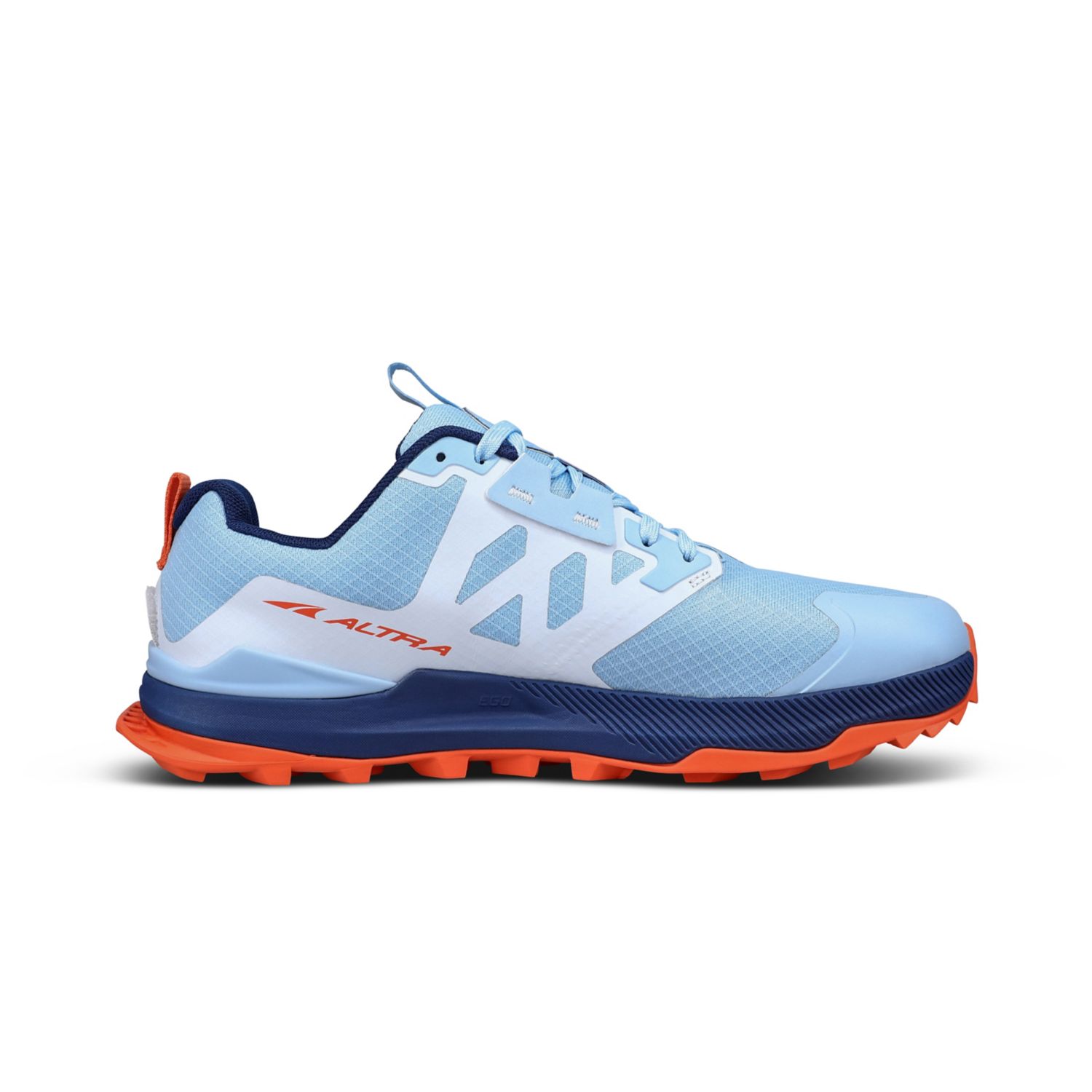 Chaussures Trail Running Altra Lone Peak 7 Femme Bleu Orange | France-16482309