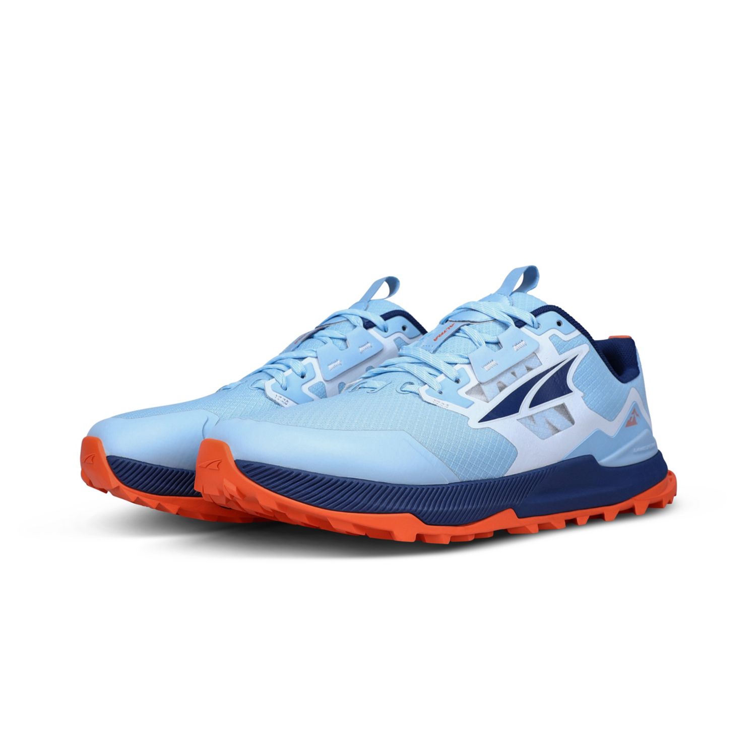 Chaussures Trail Running Altra Lone Peak 7 Femme Bleu Orange | France-16482309