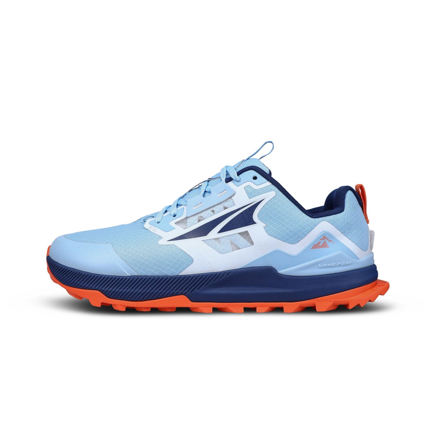 Chaussures Trail Running Altra Lone Peak 7 Femme Bleu Orange | France-16482309