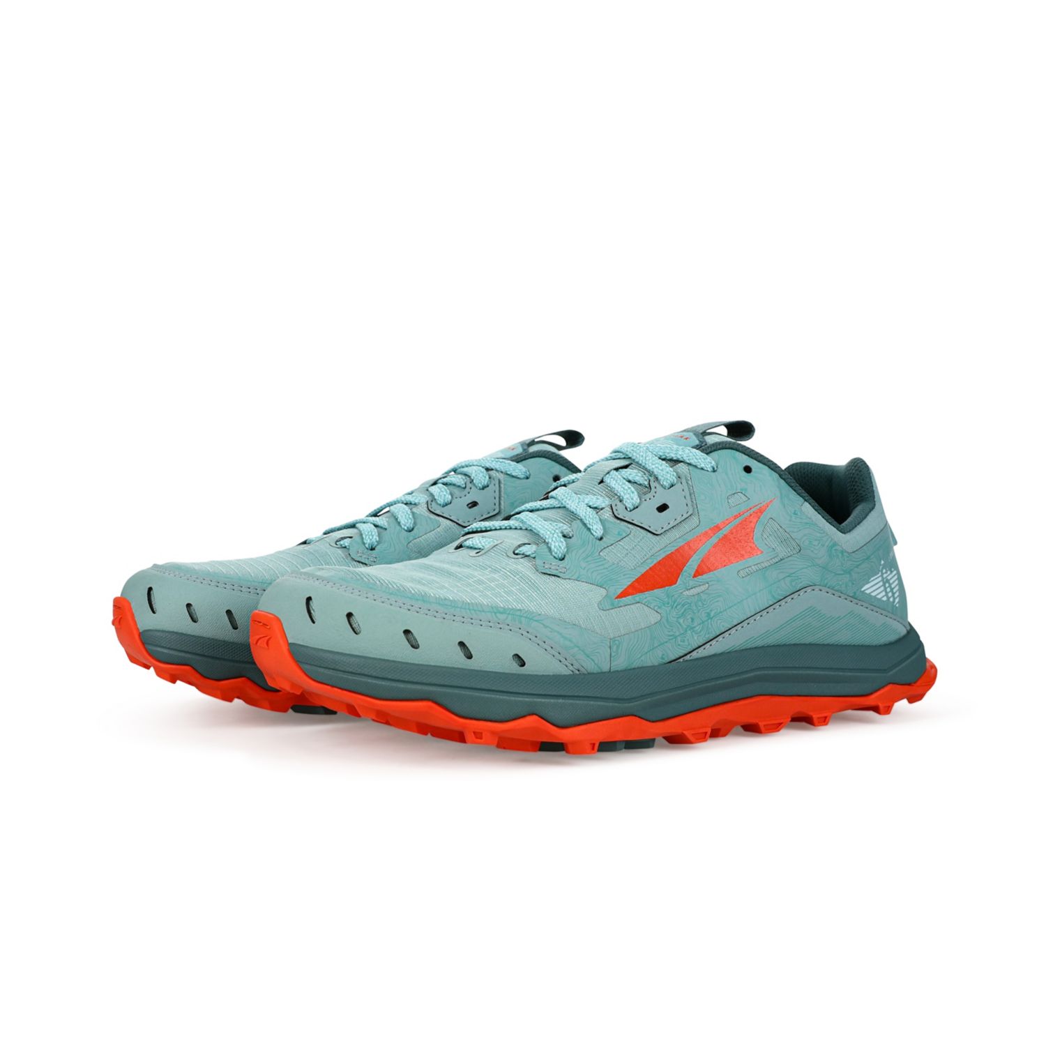 Chaussures Trail Running Altra Lone Peak 6 Femme Turquoise | France-17305649