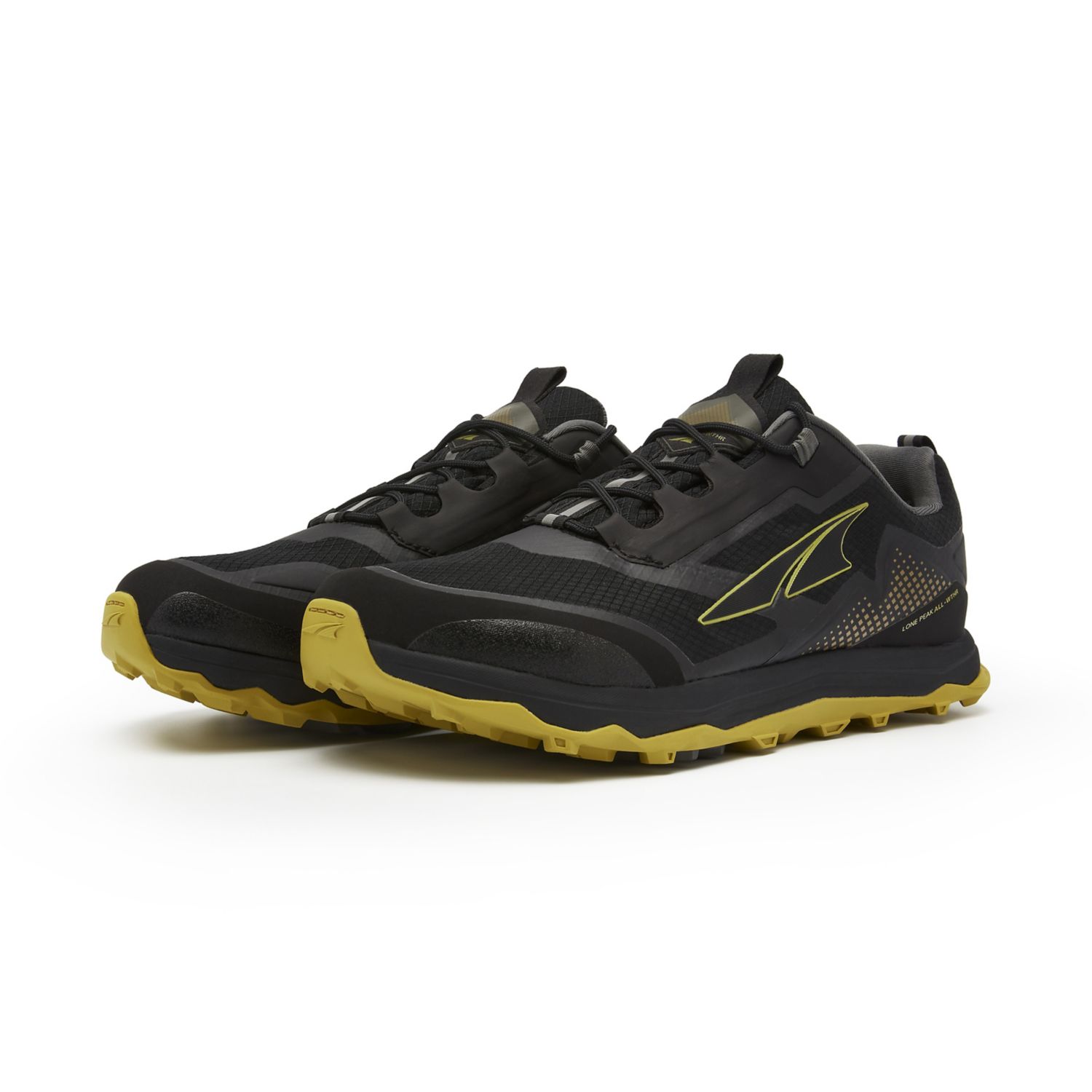 Chaussures Trail Running Altra Lone Peak All-wthr Low Homme Noir Jaune | France-36147589