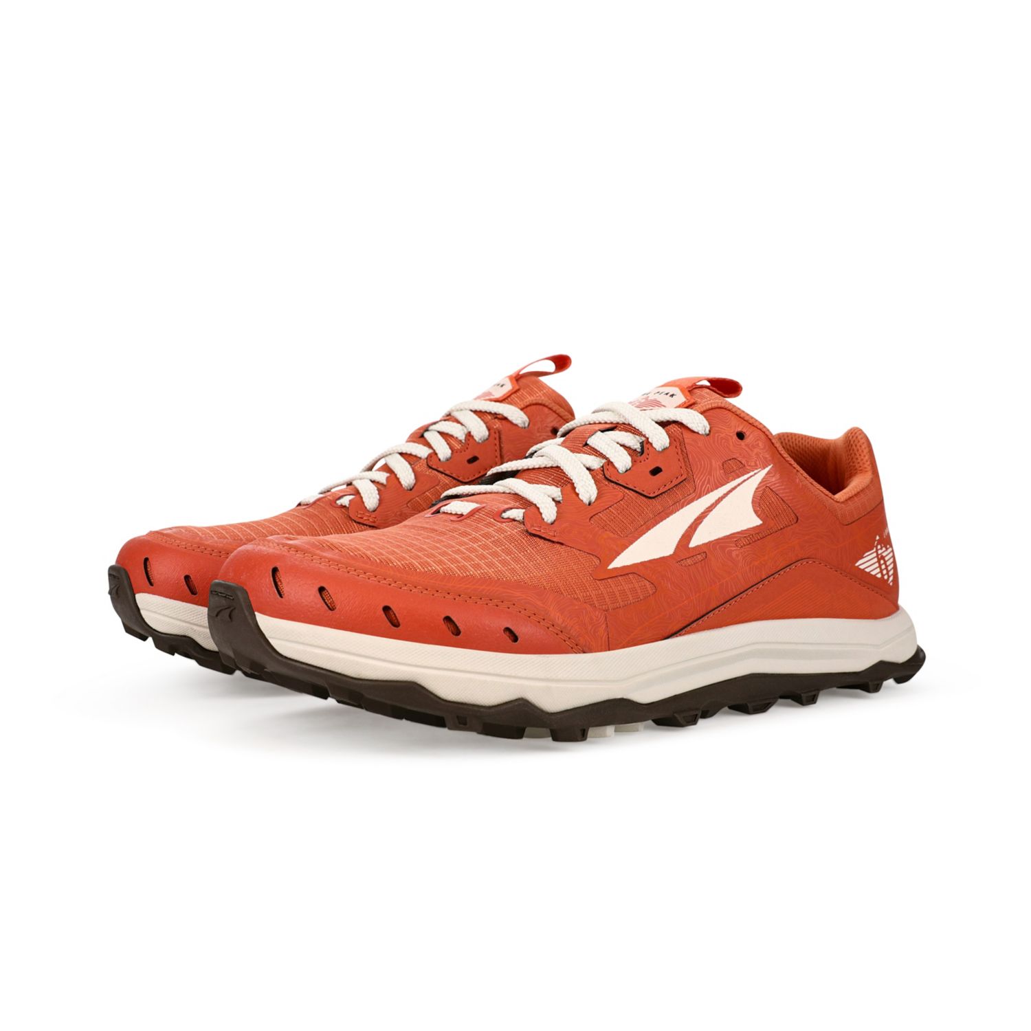 Chaussures Trail Running Altra Lone Peak 6 Femme Rouge Grise | France-41978529