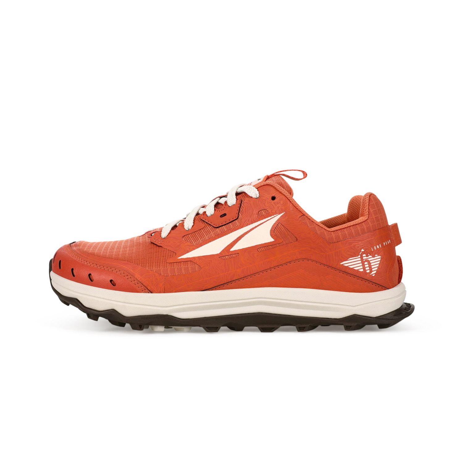 Chaussures Trail Running Altra Lone Peak 6 Femme Rouge Grise | France-41978529