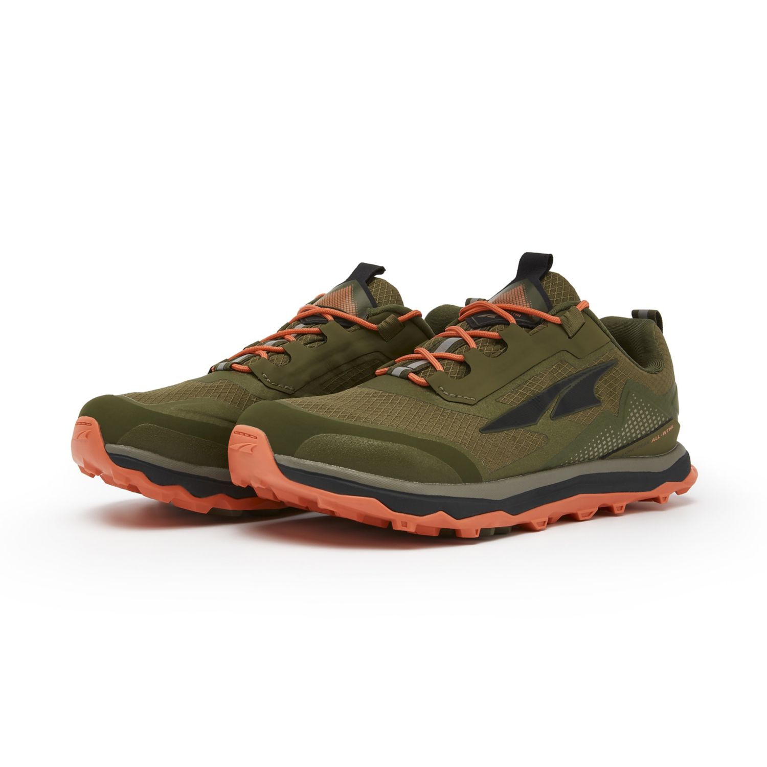 Chaussures Trail Running Altra Lone Peak All-wthr Low Femme Vert Olive | France-79803129