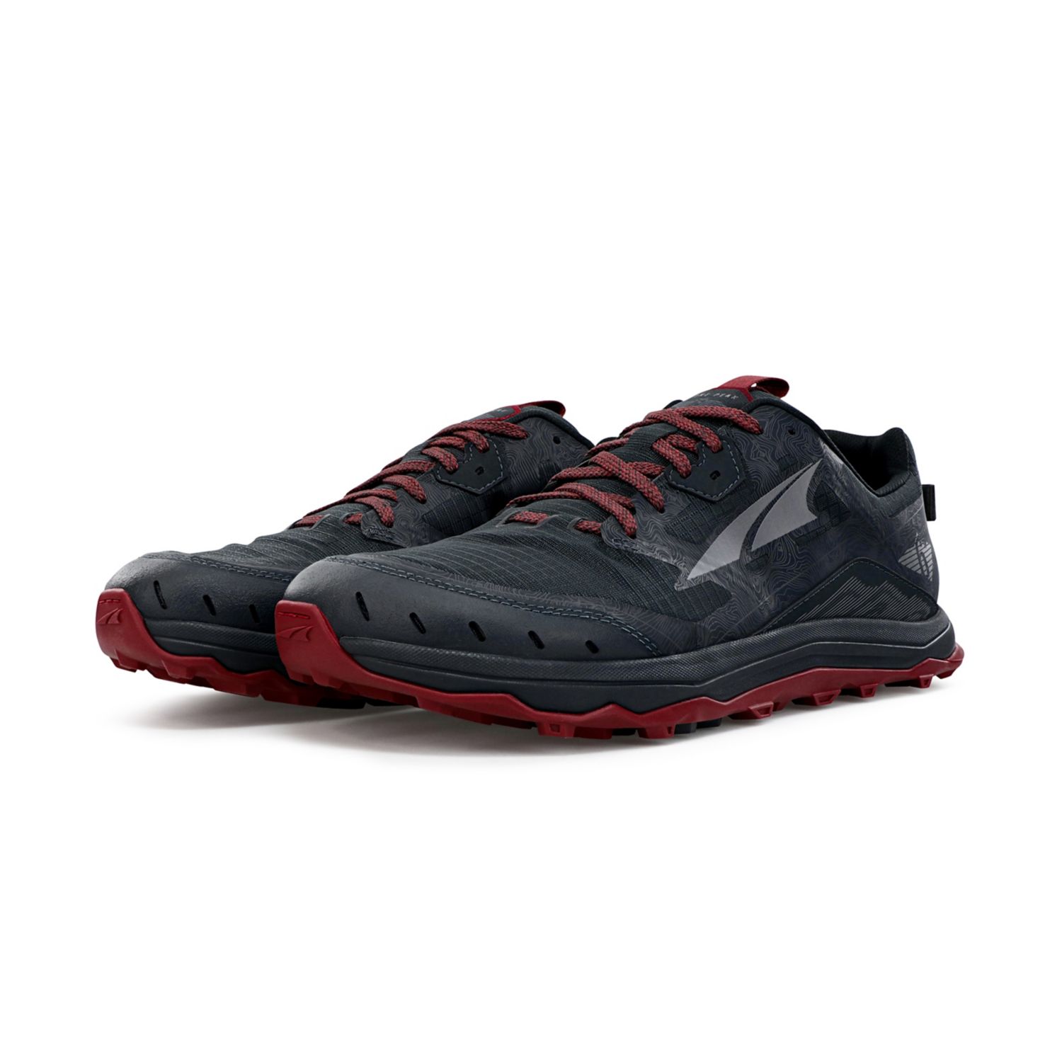 Chaussures Trail Running Altra Lone Peak 6 Homme Noir Grise | France-96234019