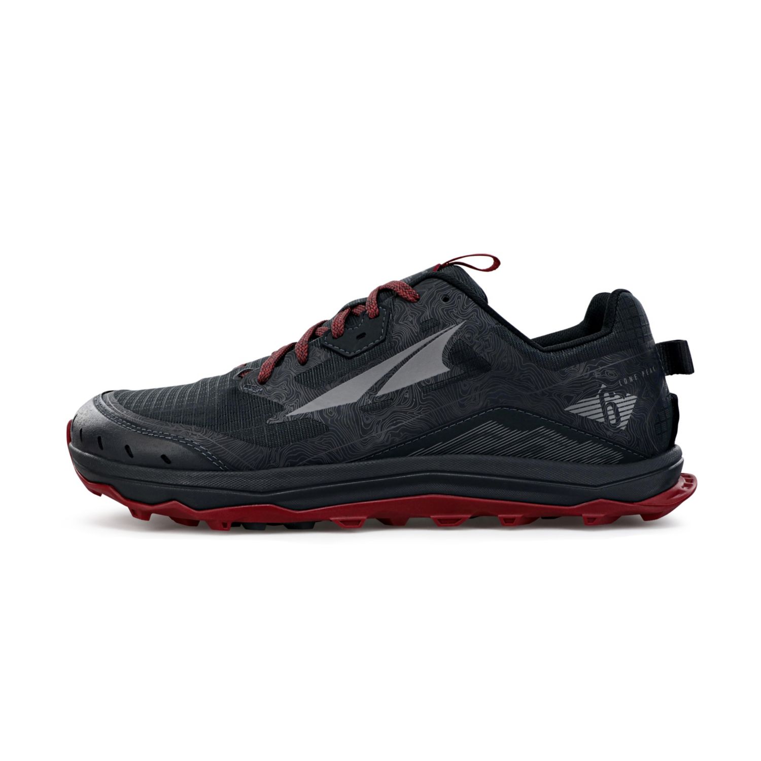 Chaussures Trail Running Altra Lone Peak 6 Homme Noir Grise | France-96234019