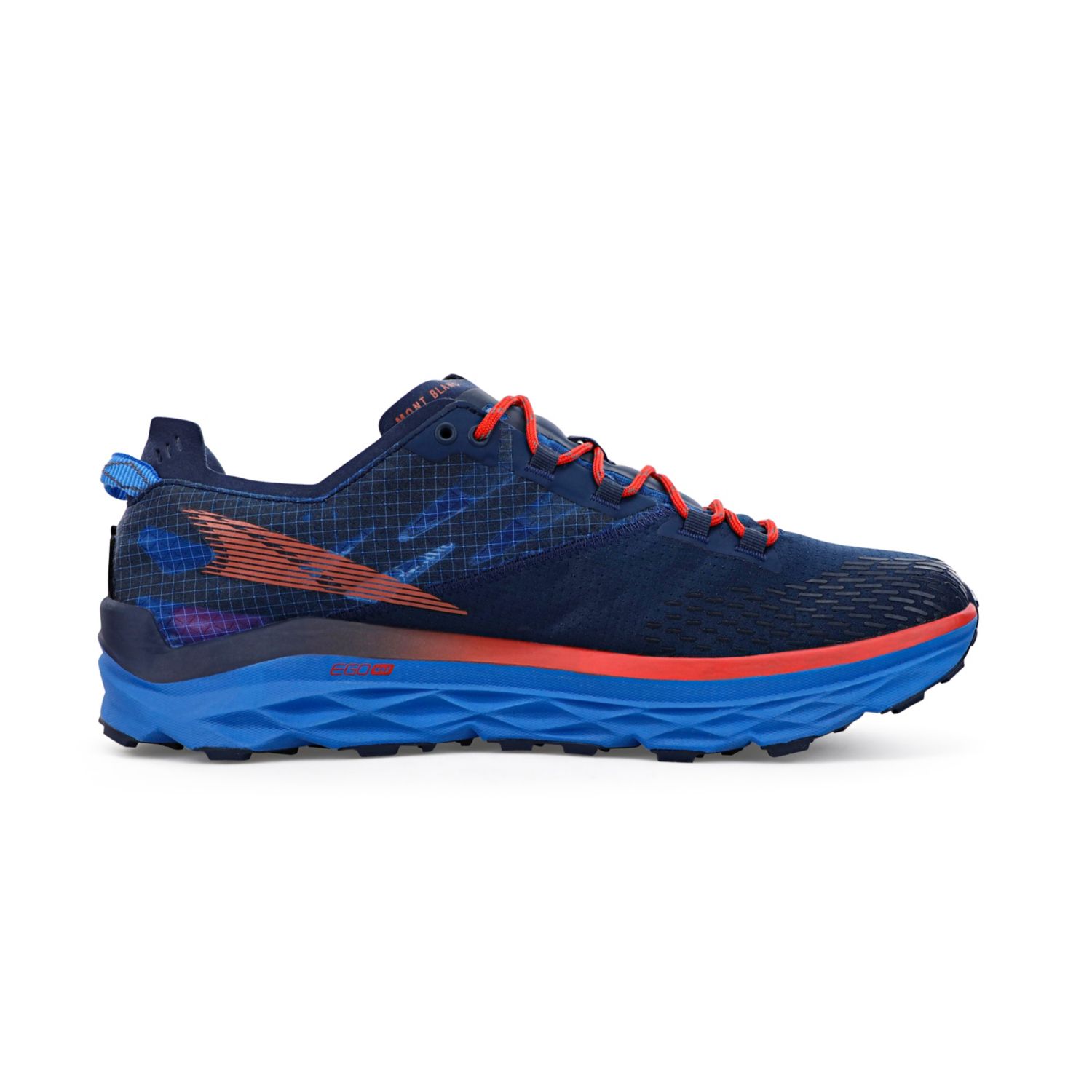 Chaussures Trail Running Altra Mont Blanc Homme Bleu Rouge | France-10596239