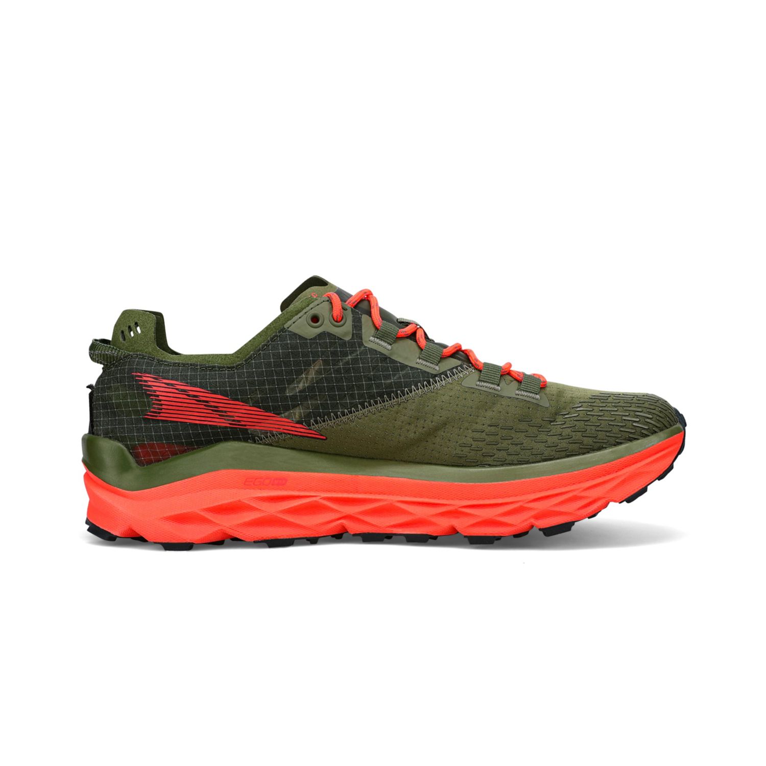 Chaussures Trail Running Altra Mont Blanc Homme Vert Olive | France-31750469