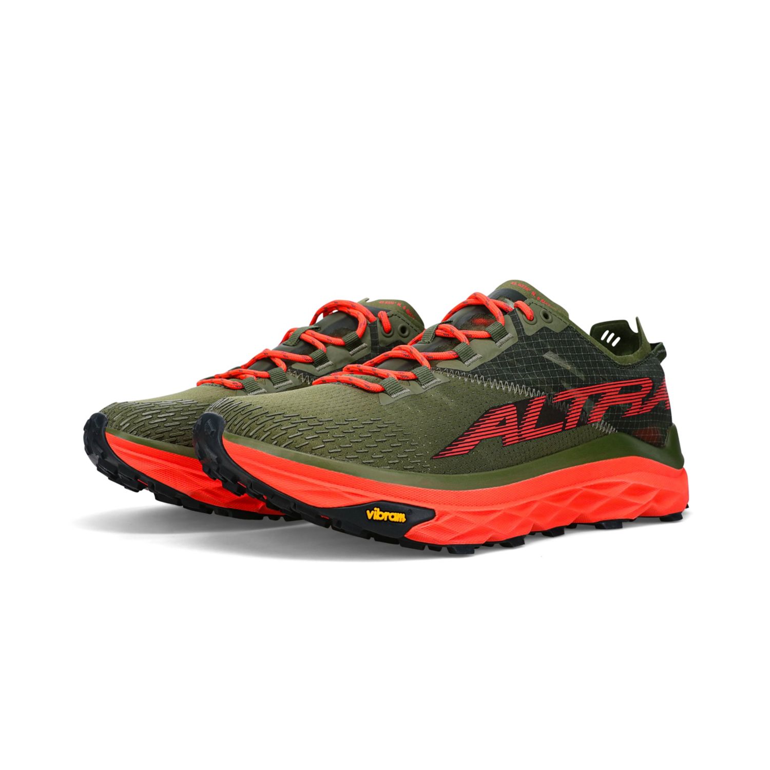 Chaussures Trail Running Altra Mont Blanc Homme Vert Olive | France-31750469