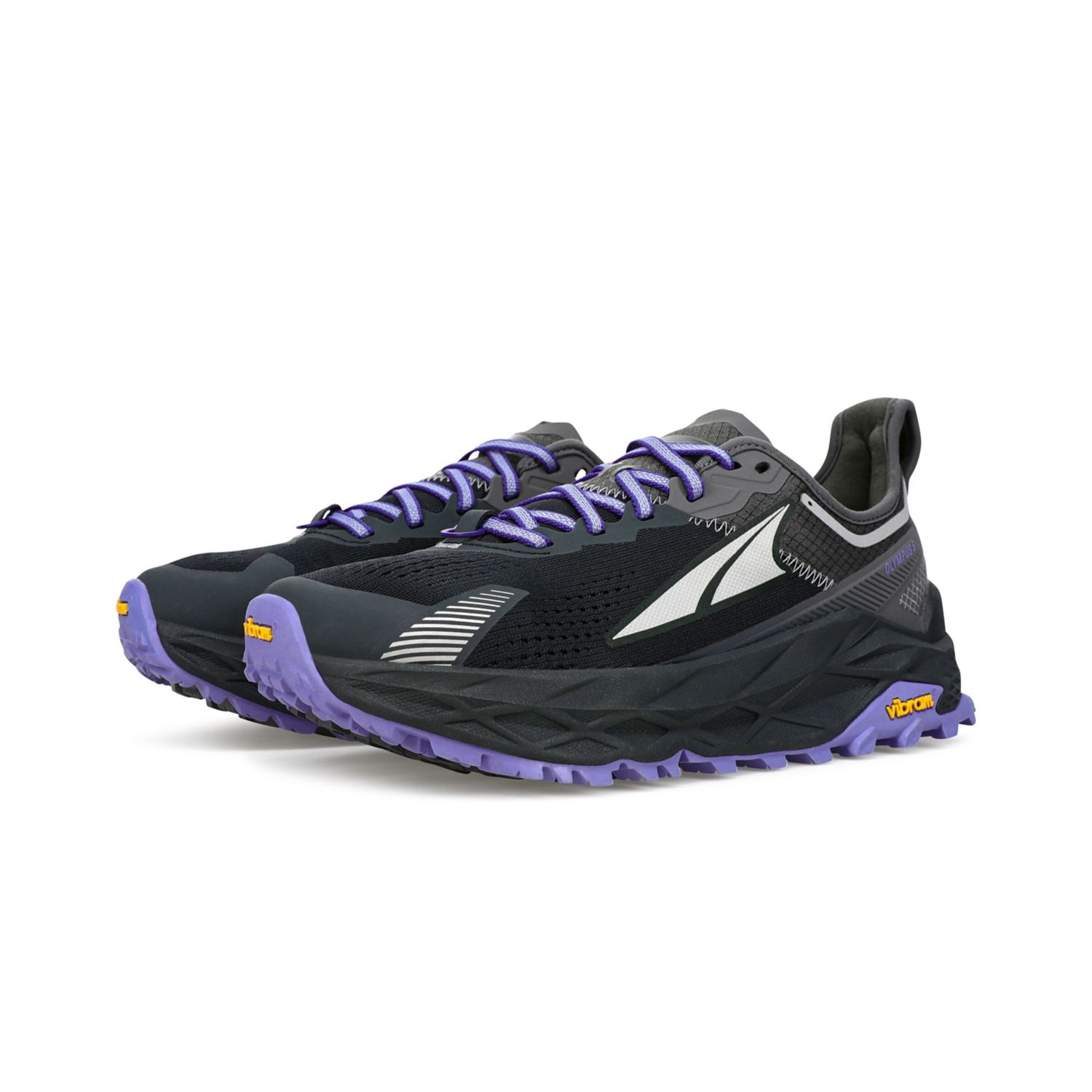 Chaussures Trail Running Altra Olympus 5 Femme Noir Grise | France-09734829