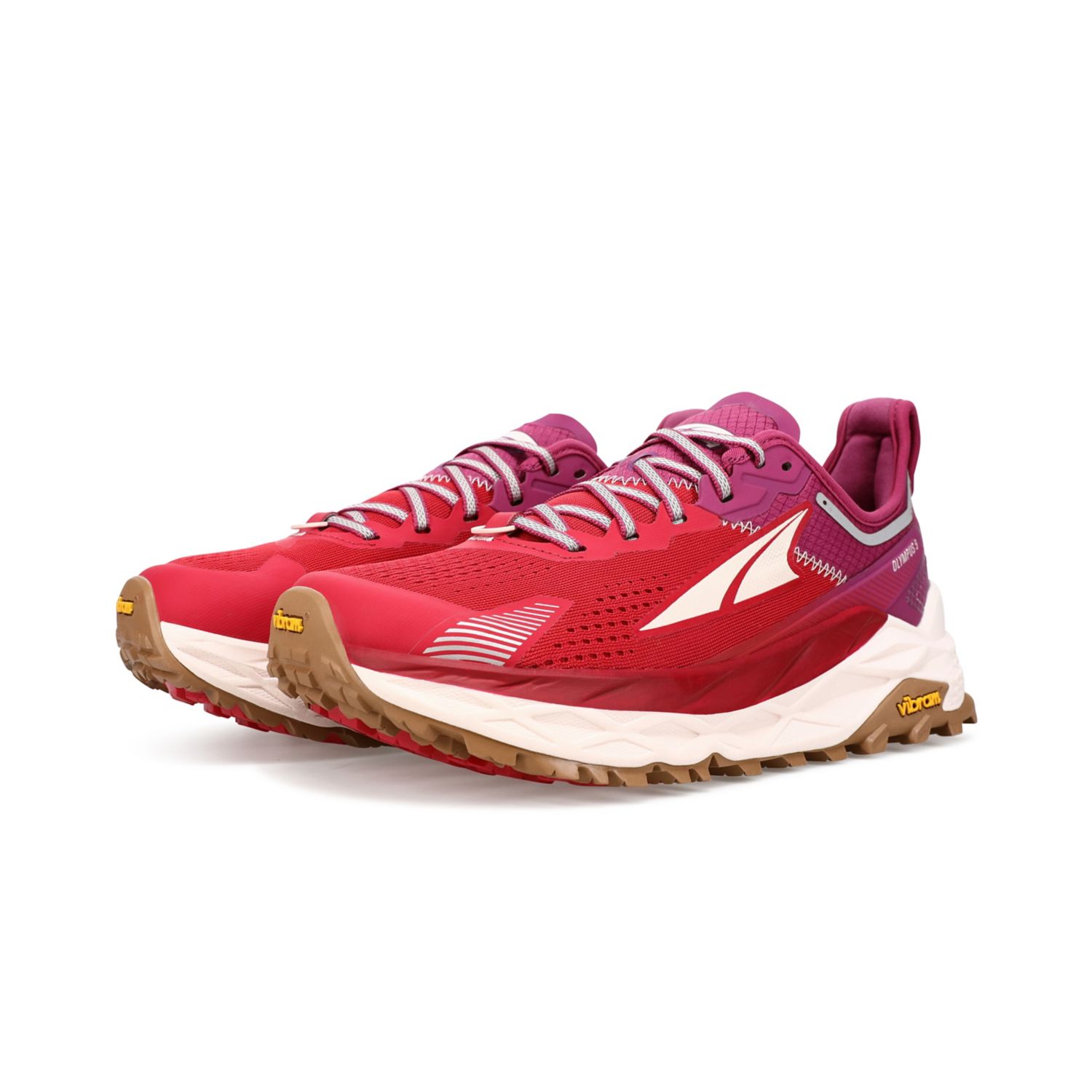 Chaussures Trail Running Altra Olympus 5 Femme Rouge Violette | France-32907469