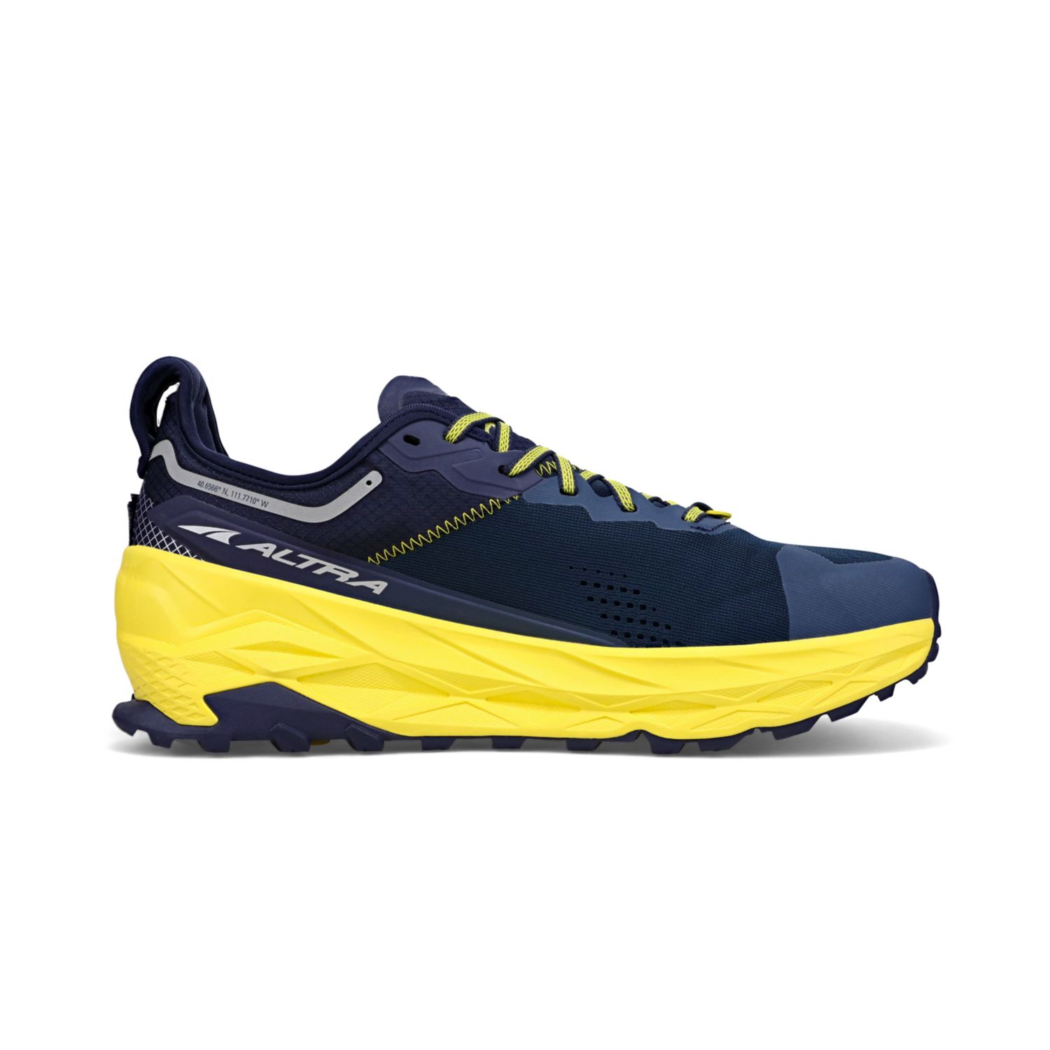 Chaussures Trail Running Altra Olympus 5 Homme Bleu Marine | France-39764859