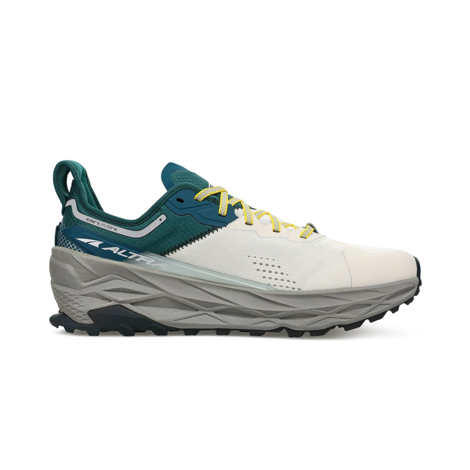 Chaussures Trail Running Altra Olympus 5 Homme Grise Turquoise | France-56179209