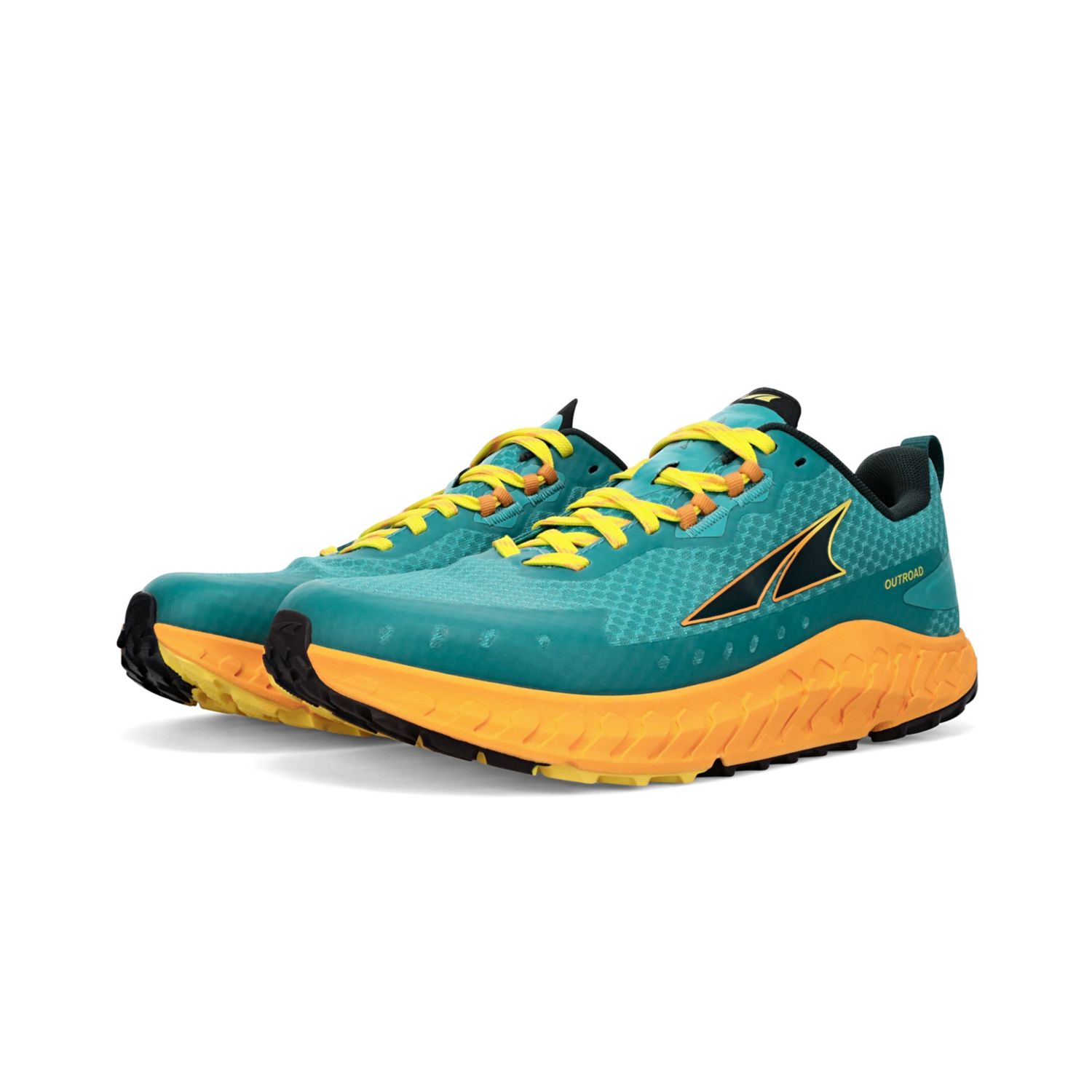 Chaussures Trail Running Altra Outroad Femme Turquoise Jaune | France-74651209