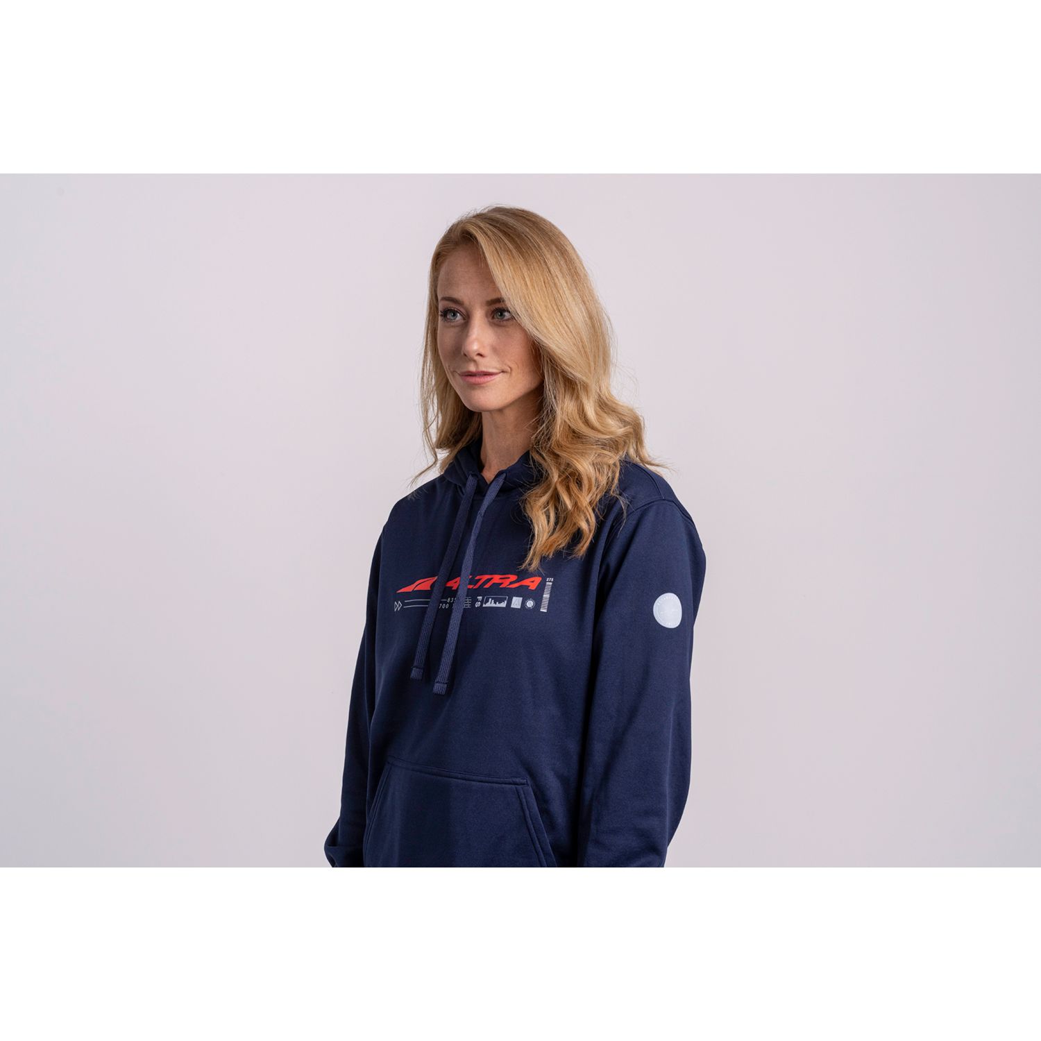 Sweat À Capuche Altra Classiche Femme Bleu Marine | France-17649509