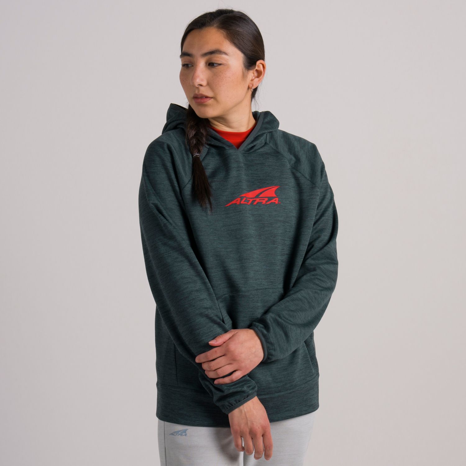 Sweat À Capuche Altra Everyday Femme Vert Foncé | France-57893149