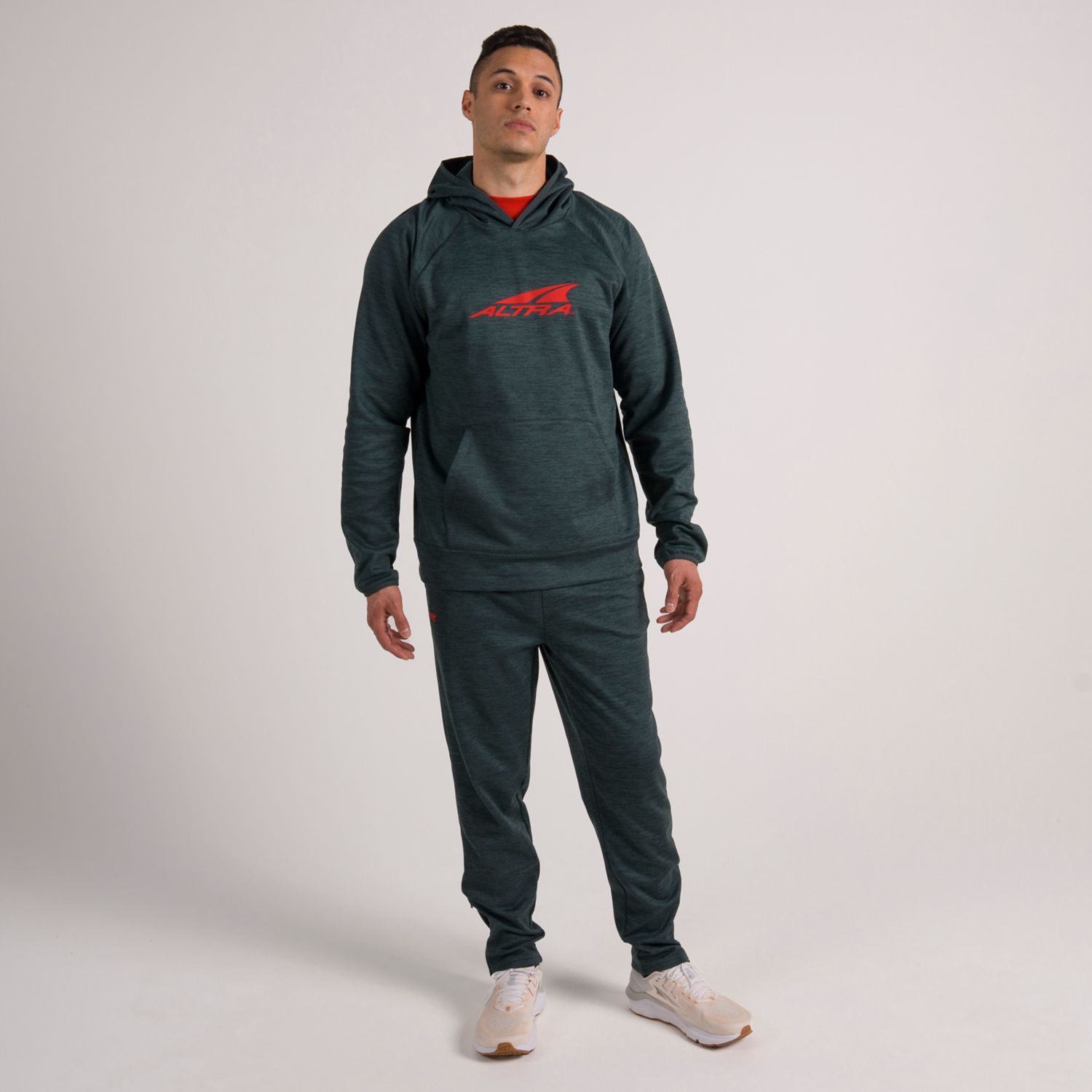 Sweat À Capuche Altra Everyday Homme Vert Foncé | France-01423769