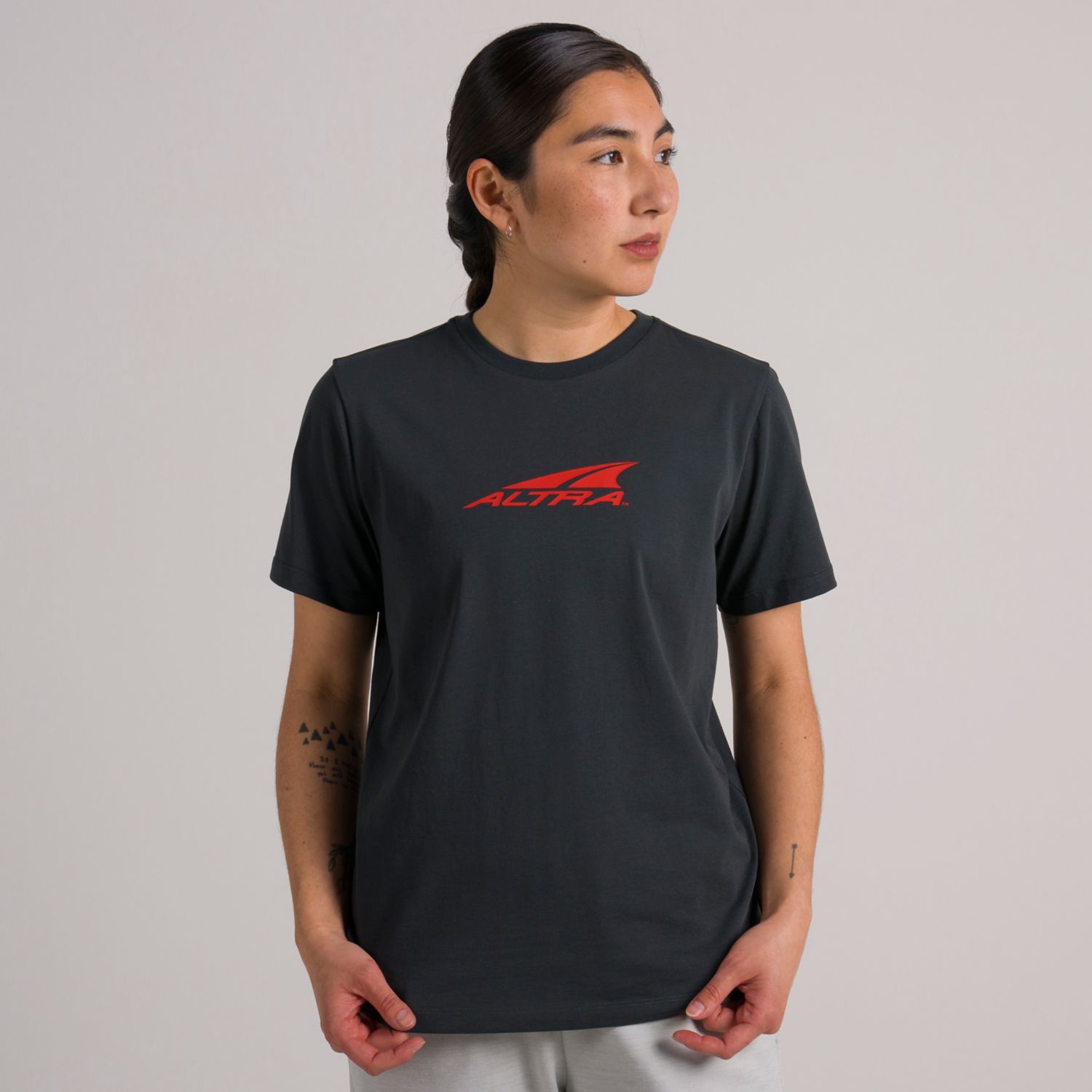 T Shirts Altra Everyday Recycled Femme Noir | France-90217549