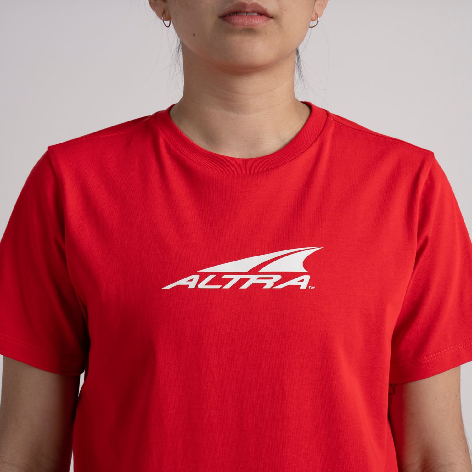 T Shirts Altra Everyday Recycled Femme Rouge | France-98034269