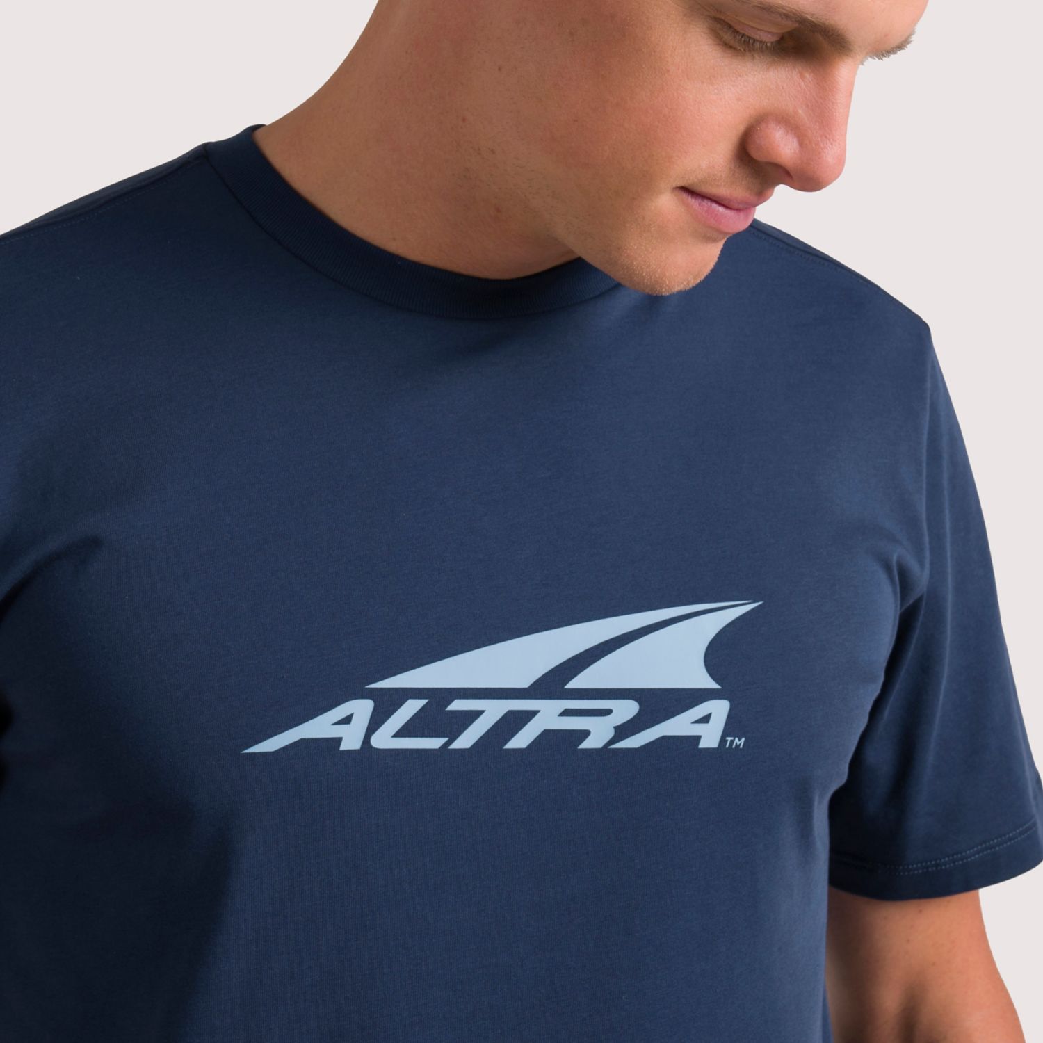 T Shirts Altra Everyday Recycled Homme Bleu | France-61920379