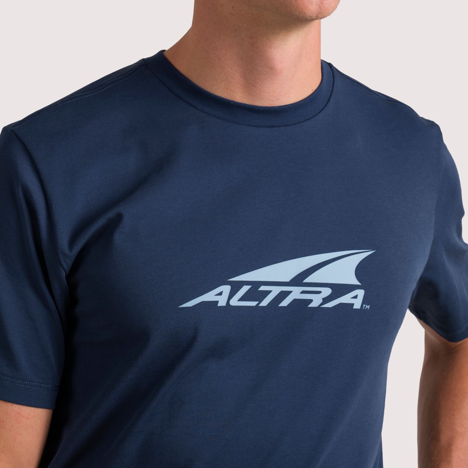 T Shirts Altra Everyday Recycled Homme Bleu | France-61920379