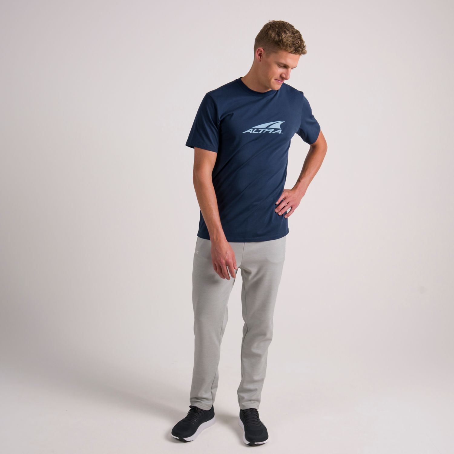 T Shirts Altra Everyday Recycled Homme Bleu | France-61920379